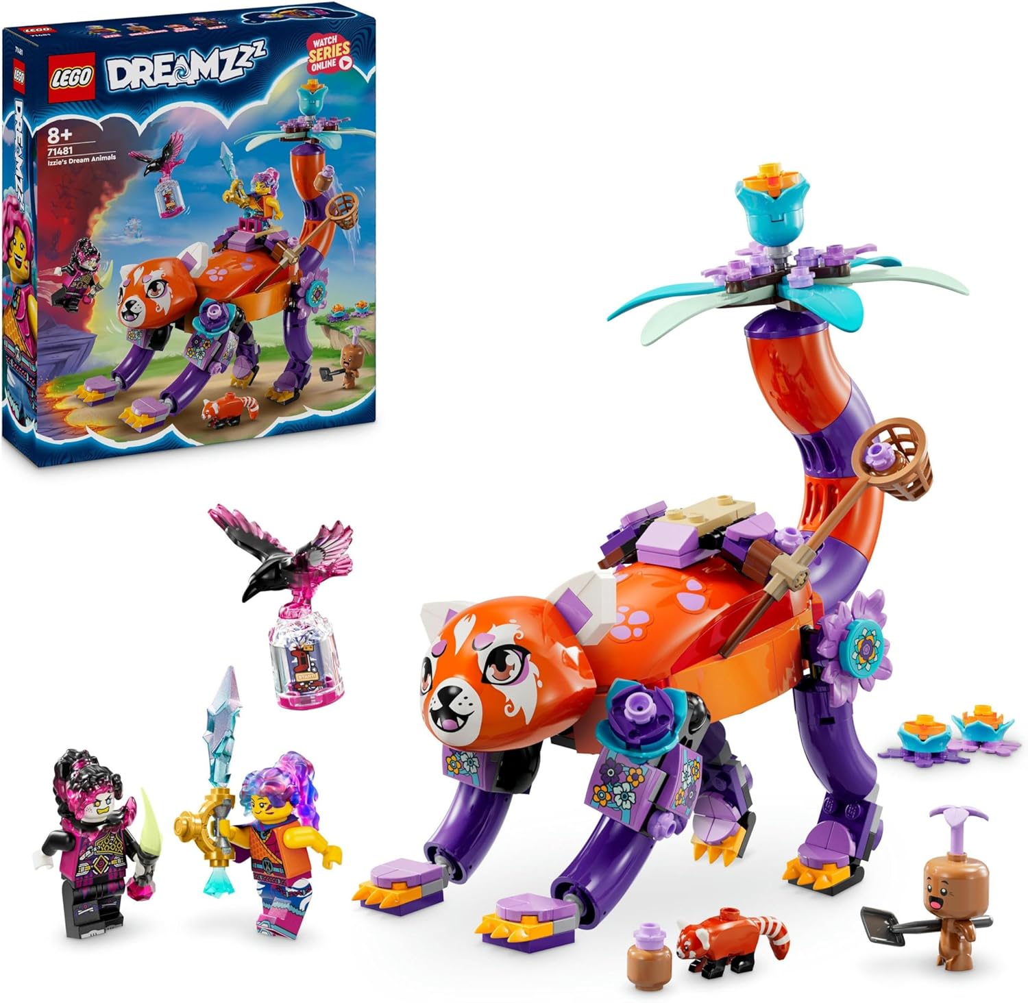 LEGO DREAMZzz Izzie’s Dream Animals Set - Panda, Turtle, Bird Building Toy for Ages 8+ 1