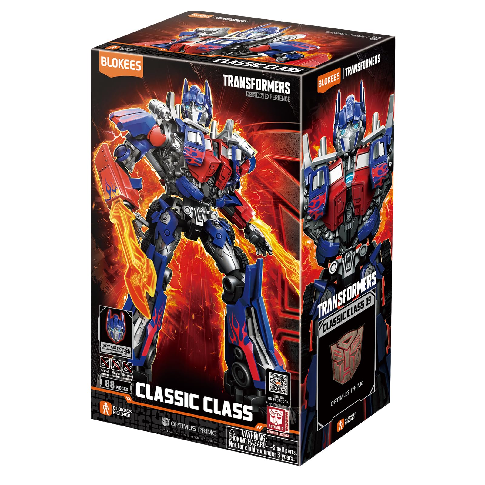 BLOKEES Transformers Classic Class Optimus Prime 09 Model Kit | 1:12 Scale | 20 Moveable Joints 4