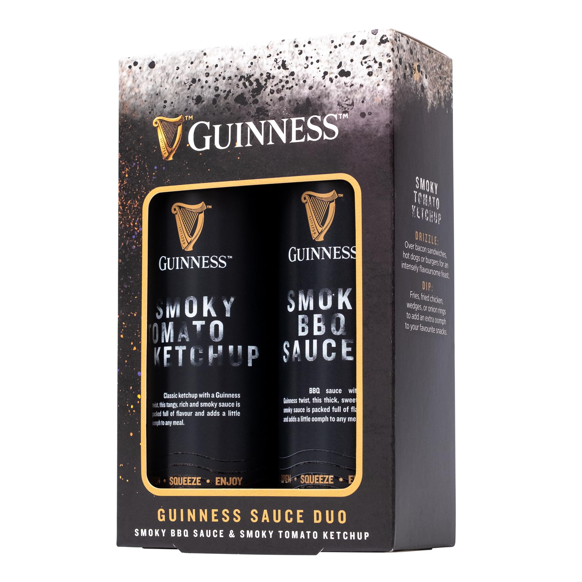 Guinness - Duo Barbecue Sauces Gift Set with Smoky BBQ Sauce & Tomato Ketchup 17