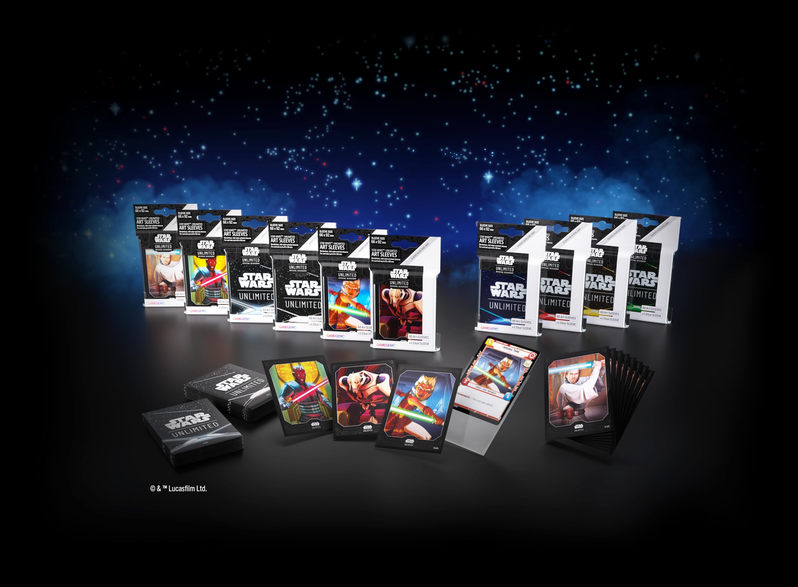 Gamegenic Star Wars Unlimited Ahsoka Tano Art Sleeves | 66x92mm | 60 Count 5