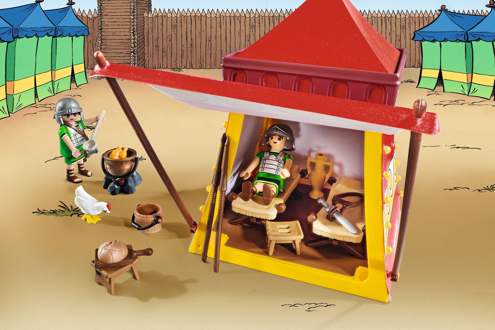 Playmobil Asterix Legionary Tent Playset - Roman Adventure for Kids 4-10 Years 4