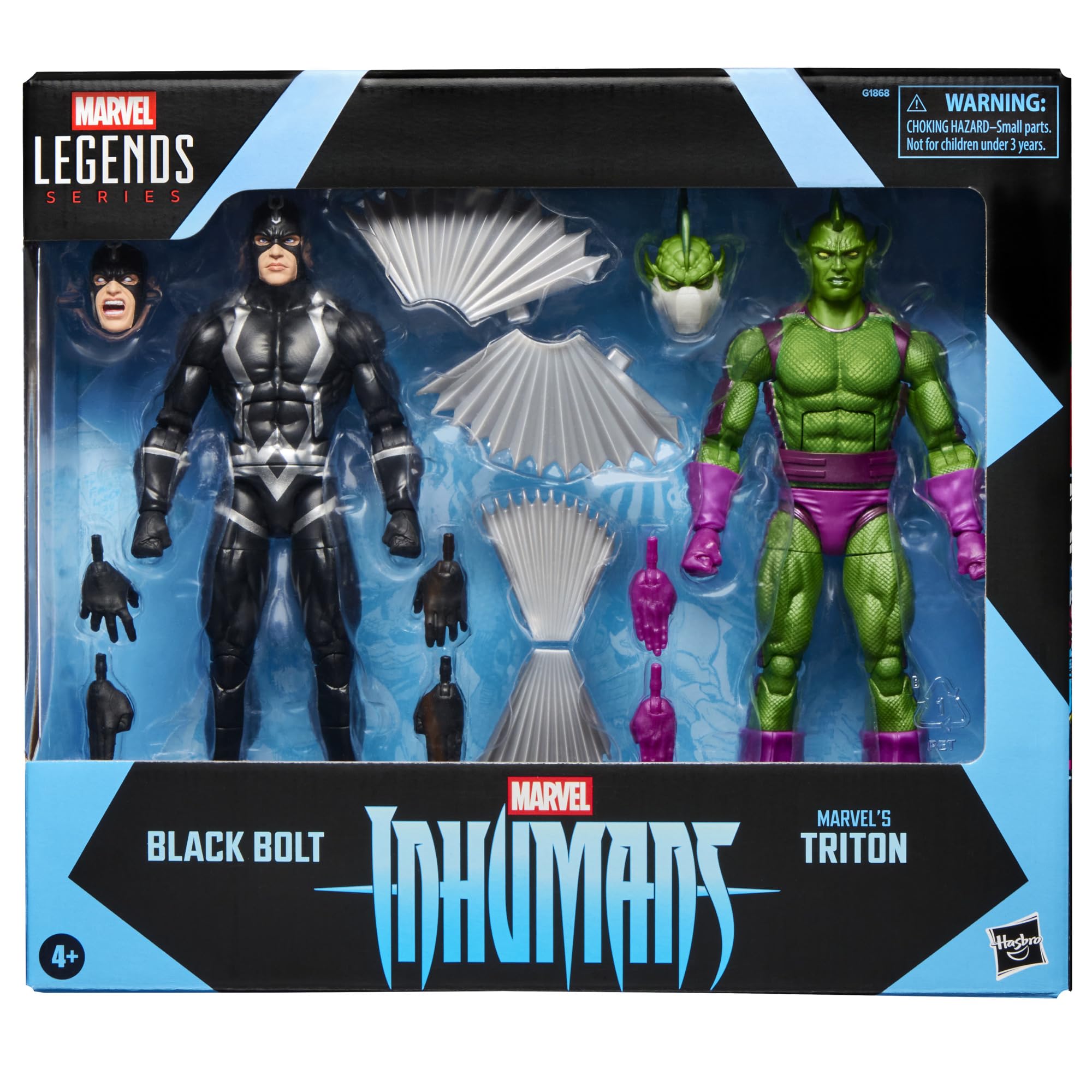 Marvel Legends Series Black Bolt & Marvel’s Triton Inhumans Action Figure Two-Pack 1