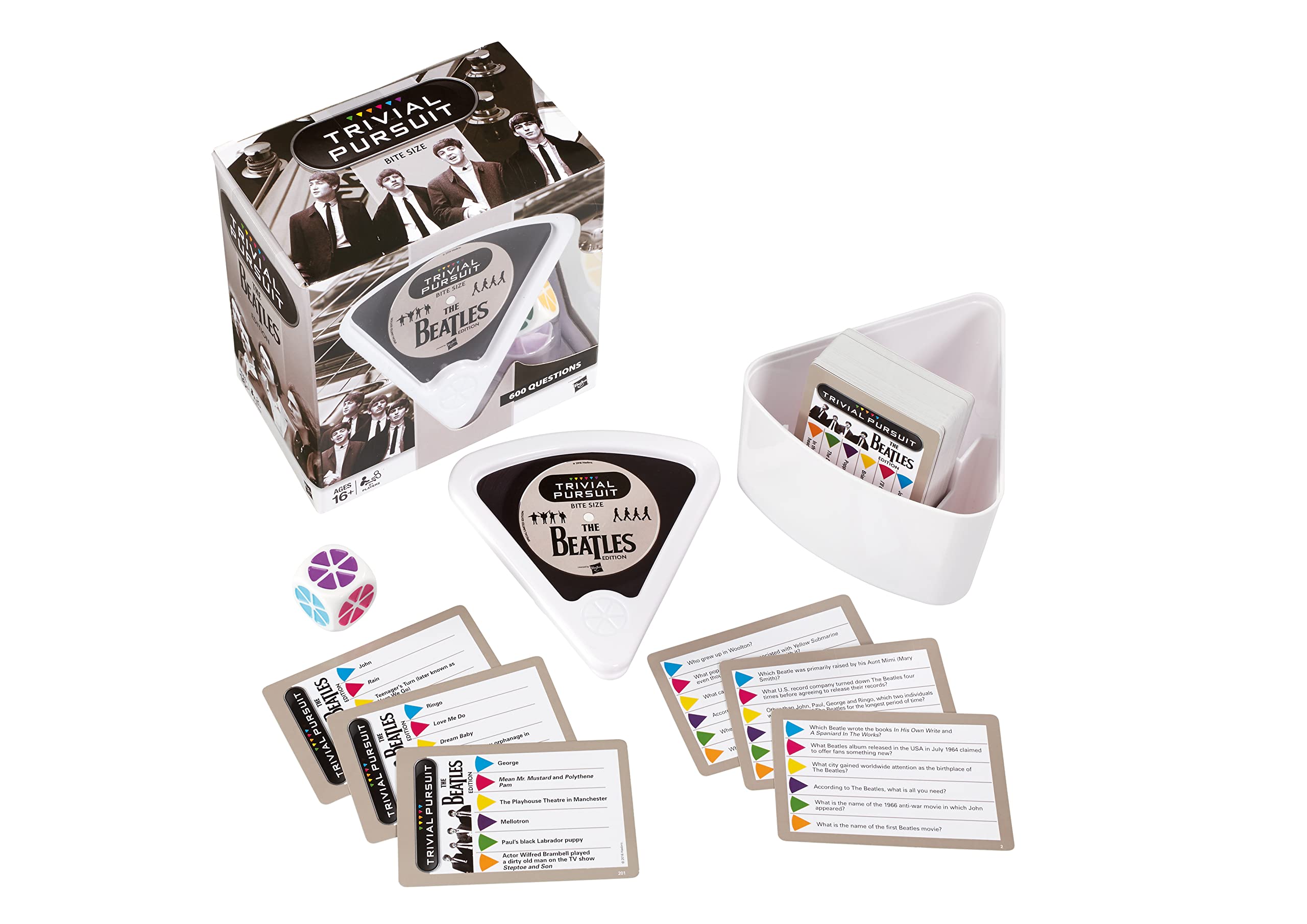 Winning Moves The Beatles Trivial Pursuit Board Game | 2-6 Players | Bite Size Format 6