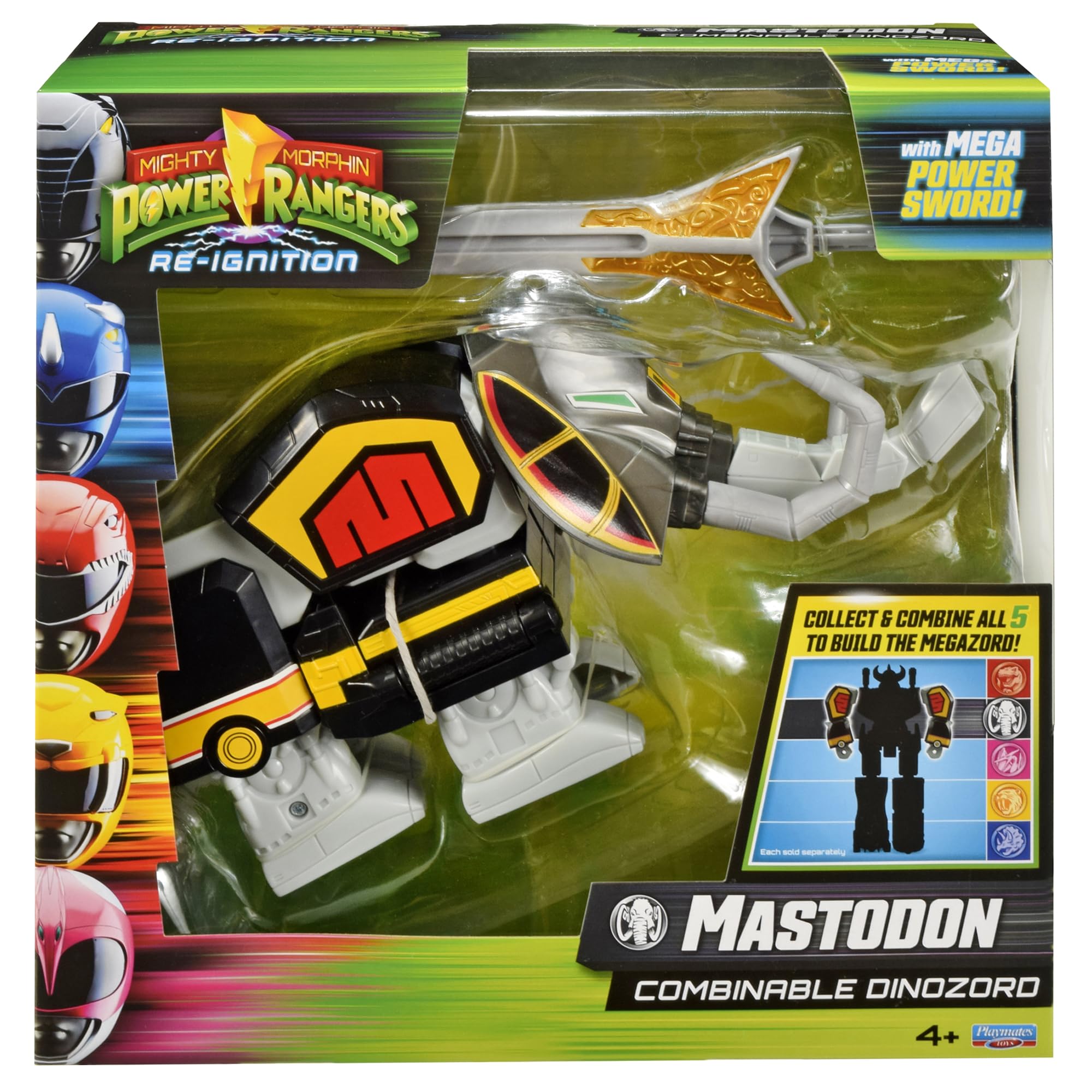 Power Rangers Mighty Morphin Re-Ignition - Mastodon Deluxe Combinable Dinozord 1