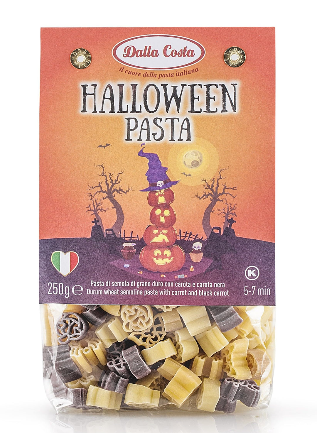 Dalla Costa Halloween Tricolour Pasta 250g