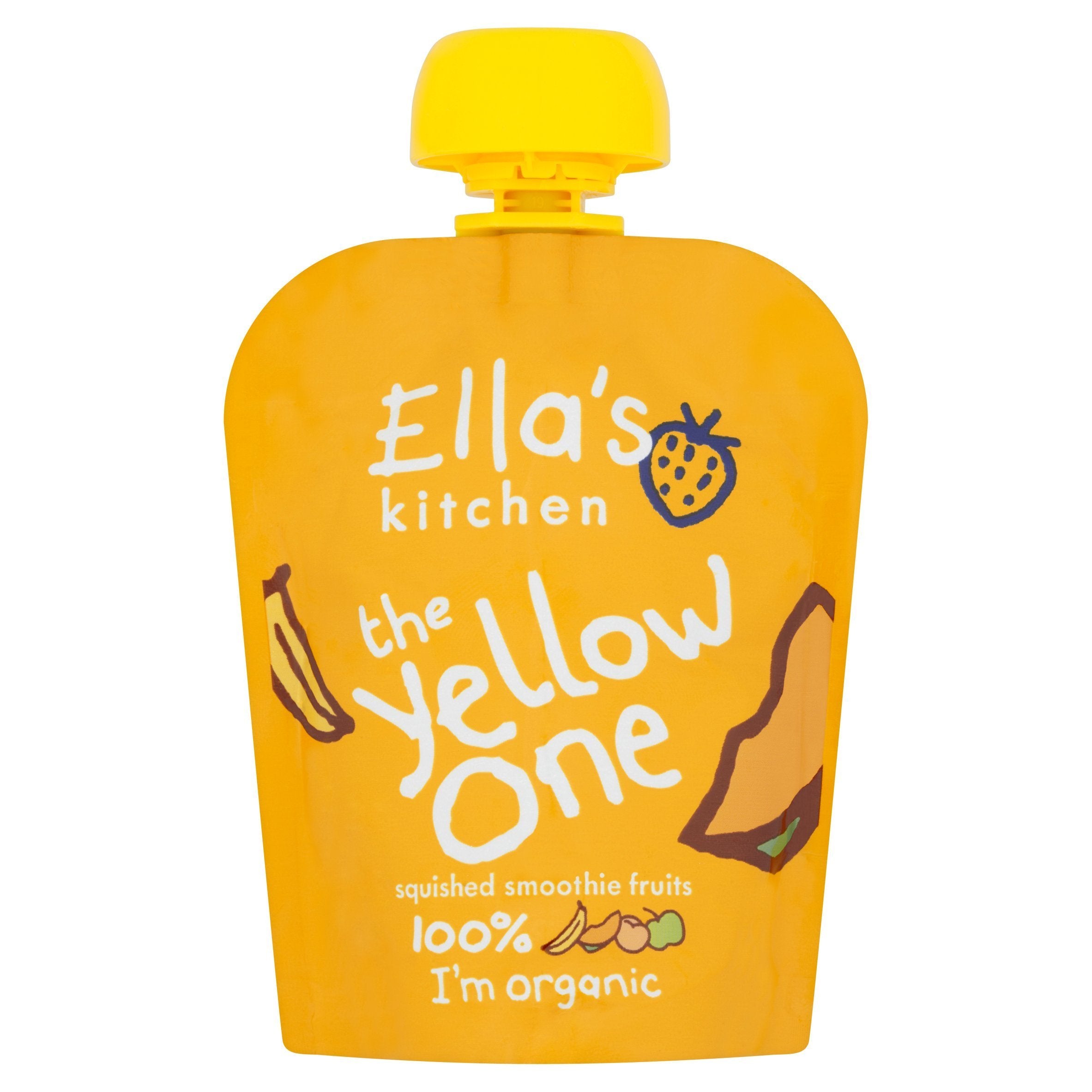 Ella's Kitchen Organic Yellow Smoothie Fruit Pouch, 90g 1