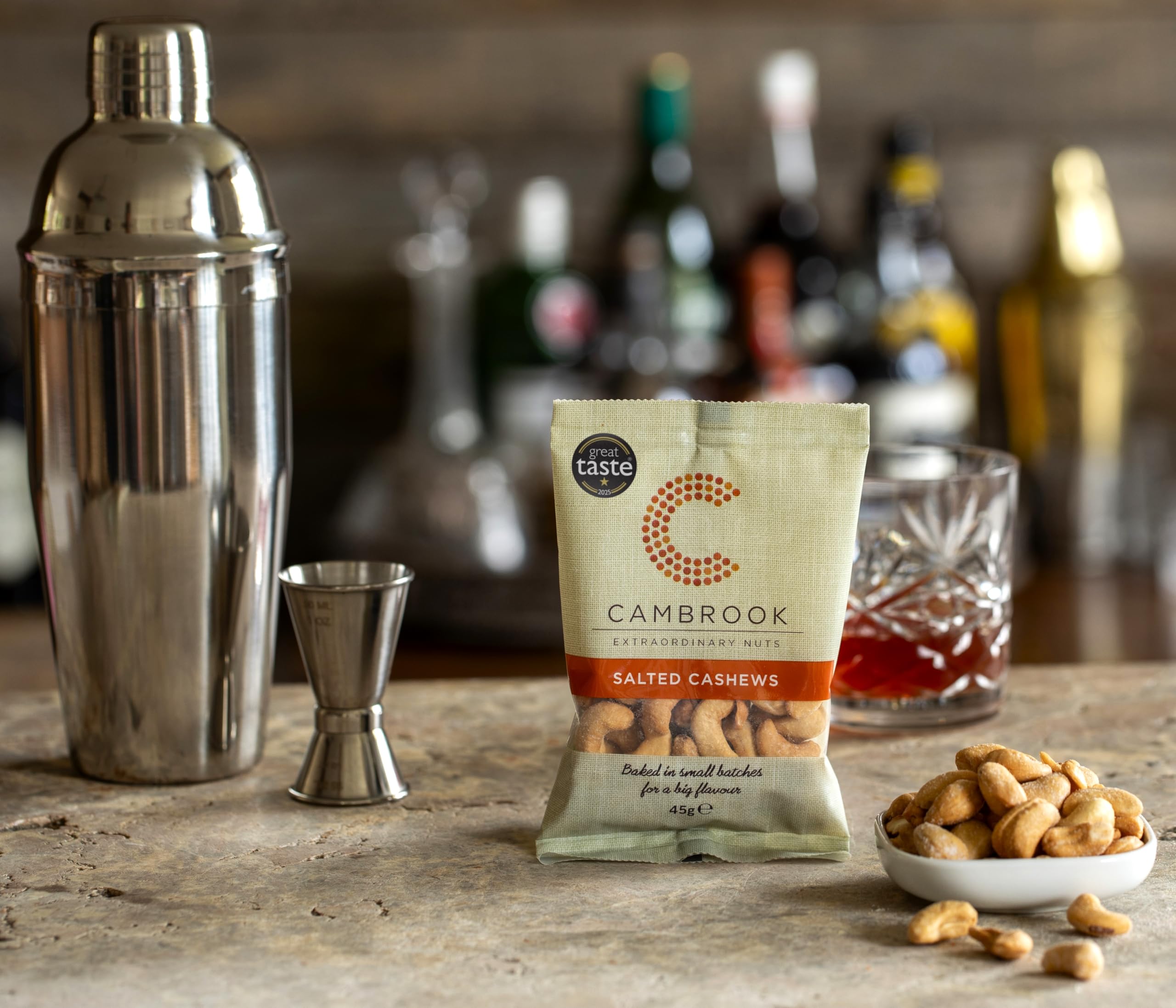 Cambrook - Baked & Salted Cashews - 45g Bag | Gluten Free | Vegan 4