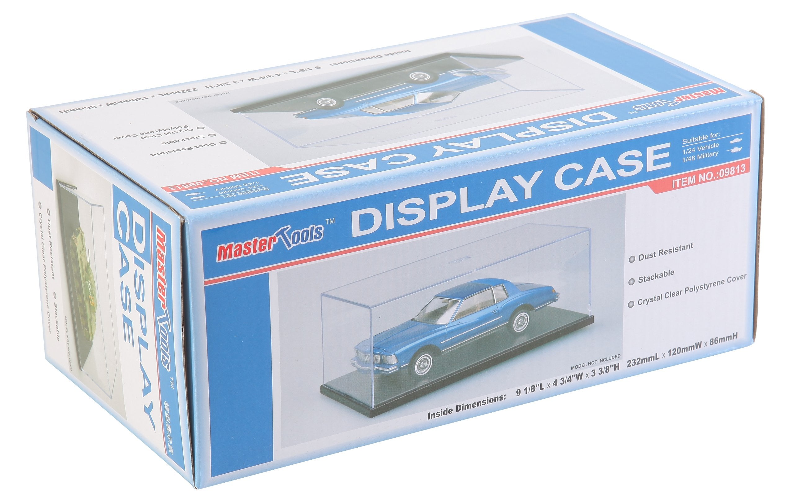 Faller Display Case for Models - Dust Resistant | Stackable | Crystal Clear Polystyrene Cover | 229x121x89mm 1
