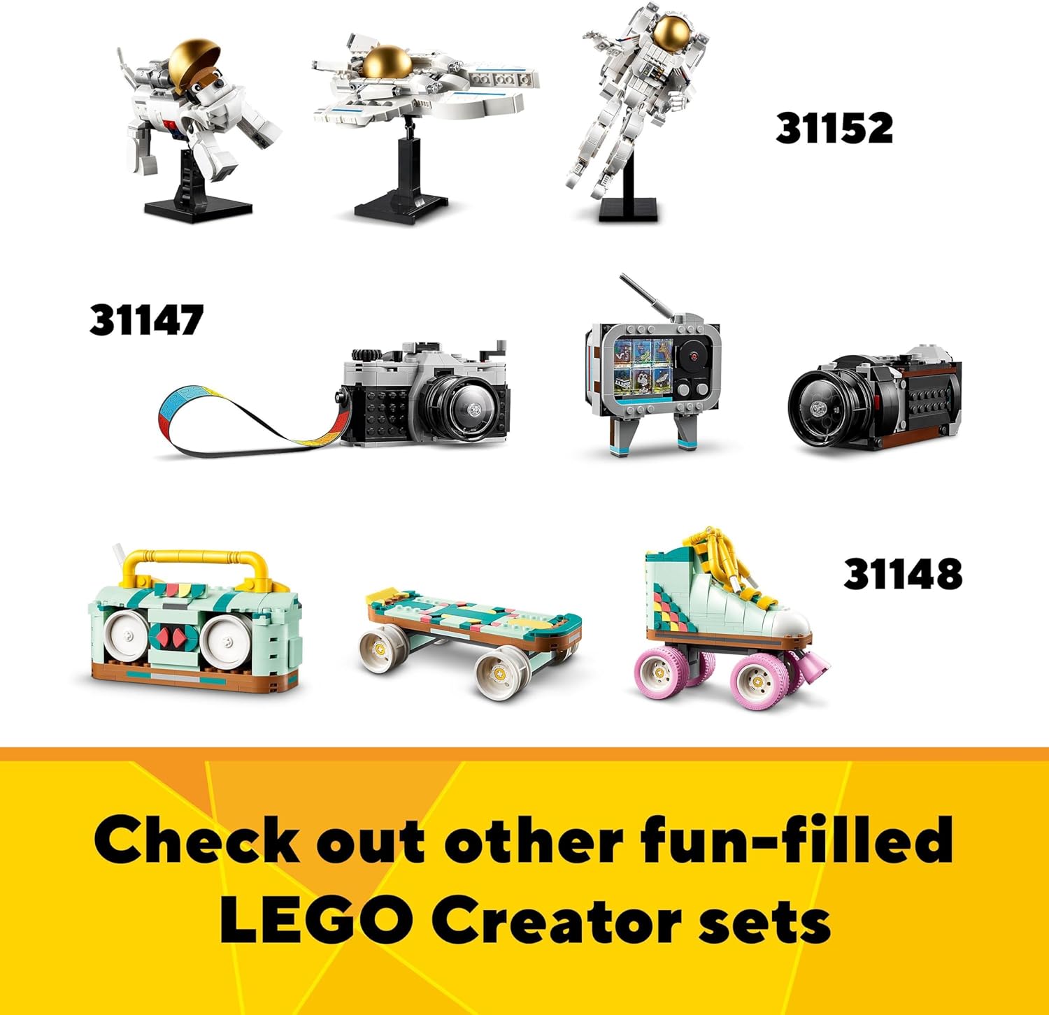 LEGO Creator 3in1 Flowers in Watering Can - Building Set for Kids 8+ 6