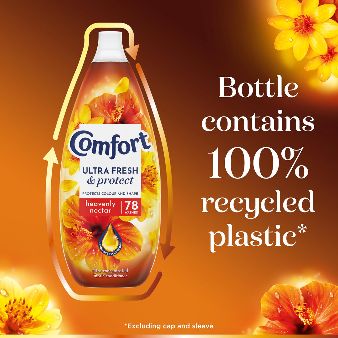 Comfort - Ultra Fresh & Protect Heavenly Nectar Liquid Fabric Conditioner