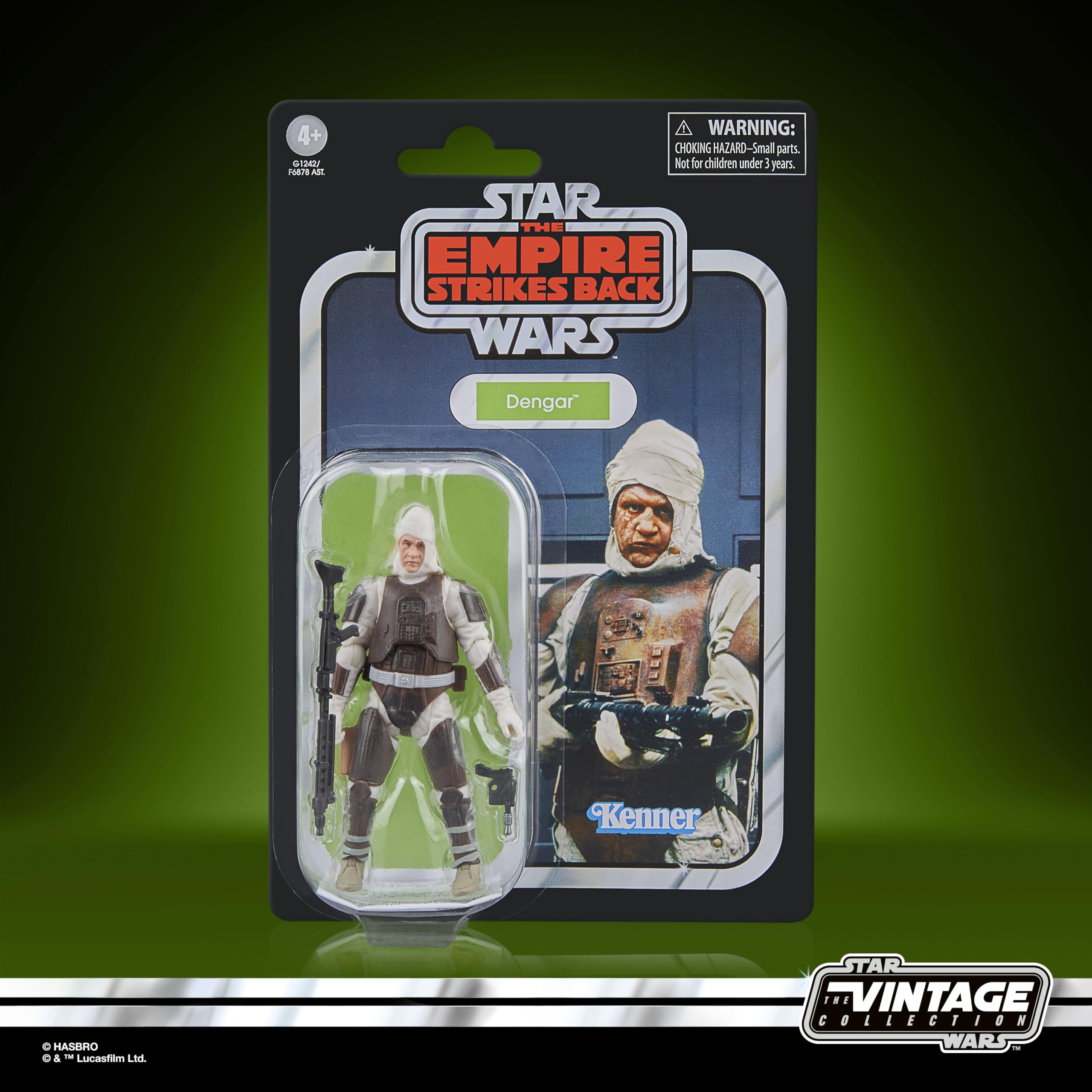Star Wars The Vintage Collection Dengar Action Figure - 9.5-cm Scale | Kenner-Inspired Packaging 2