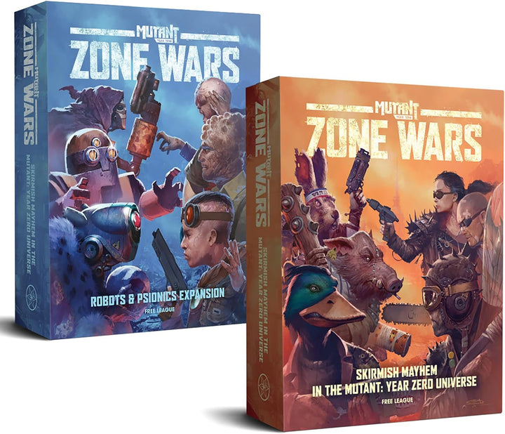 Free League Mutant Year Zero: Zone Wars - Robots & Psionics Expansion Board Game (FLFMUT011)