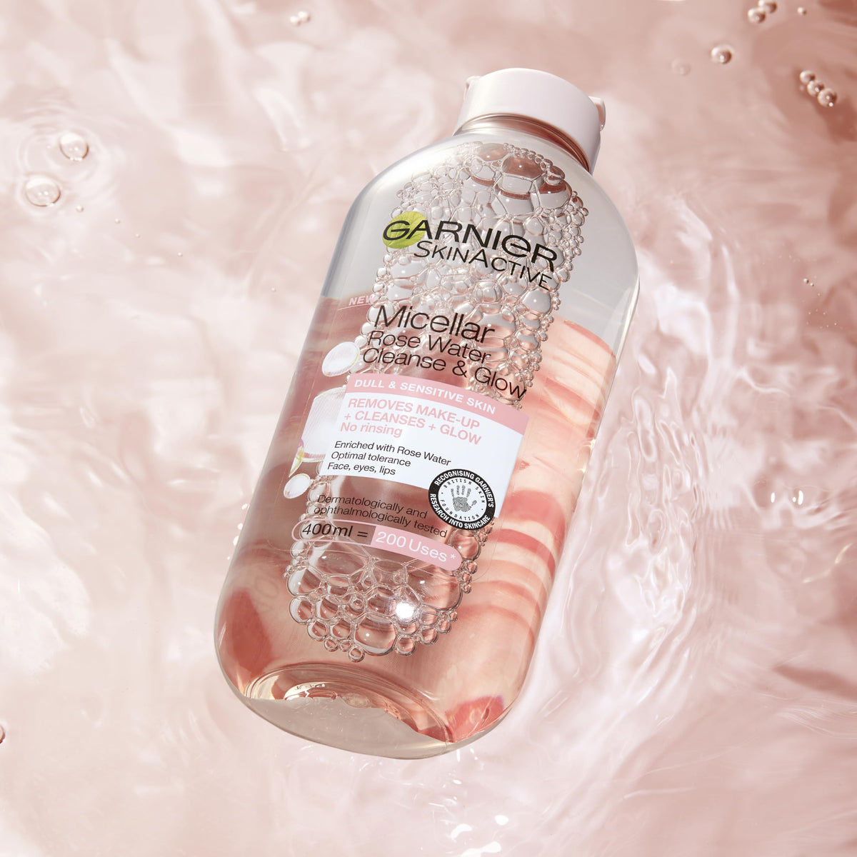 Garnier Micellar Rose Cleansing Water - Gentle Face Cleanser & Makeup Remover | 100 ml 6
