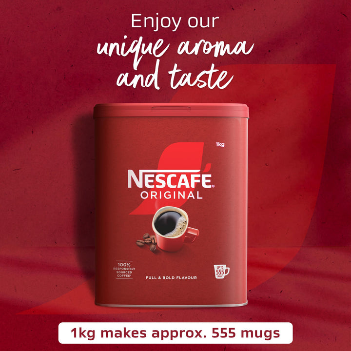 NESCAFÉ Original Instant Coffee Granules 1kg Tin