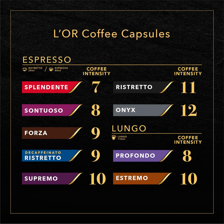 L'OR Espresso Supremo Intensity 10 - Coffee Capsules (Pack of 10)