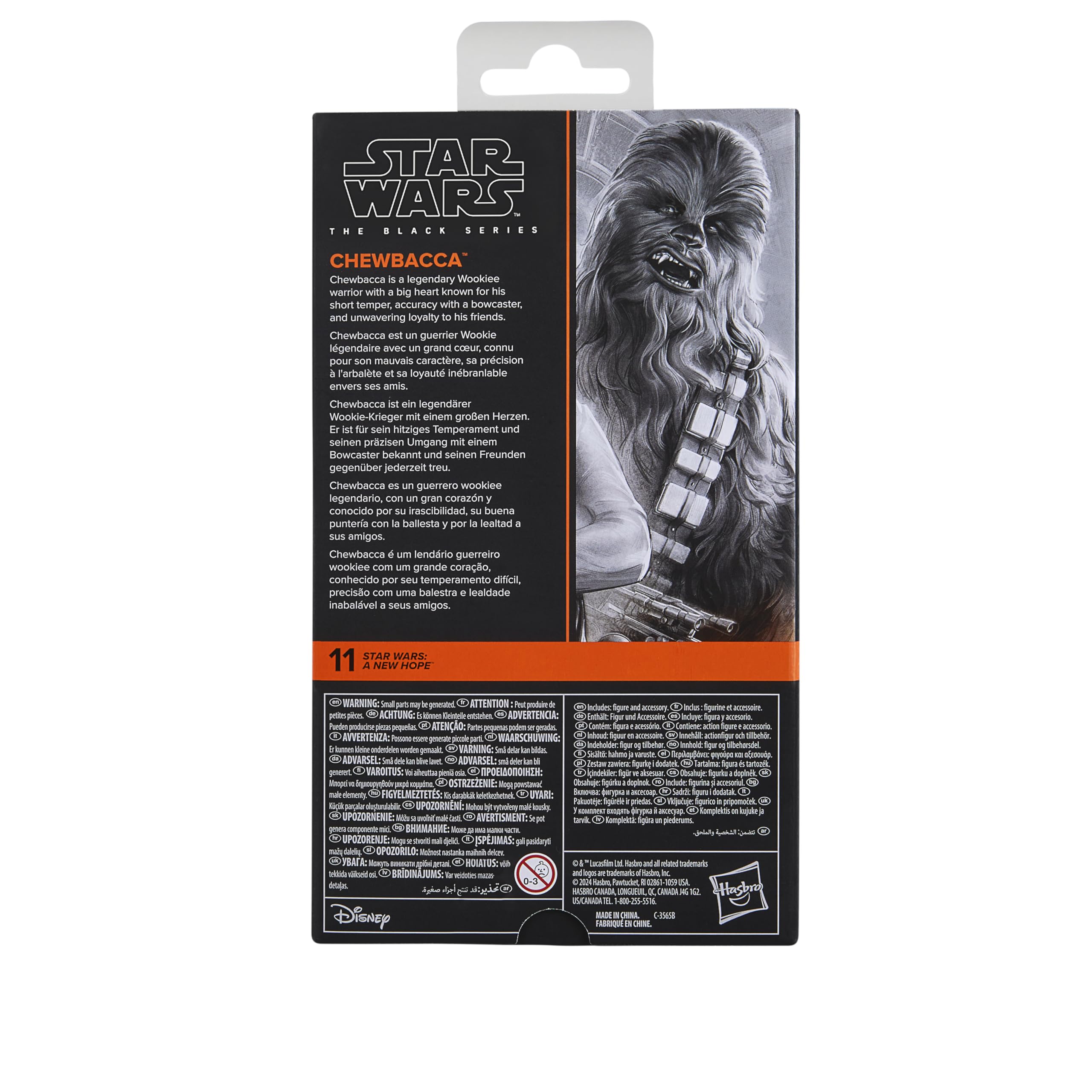 Star Wars The Black Series Chewbacca Action Figure - 15cm Collectible | Hasbro | Ages 4+ 6