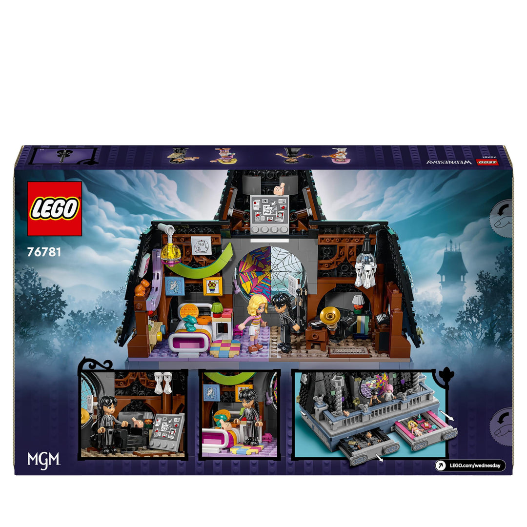 LEGO Wednesday Addams Figure Set 76781 - Collectible Building Toy for Kids 10+