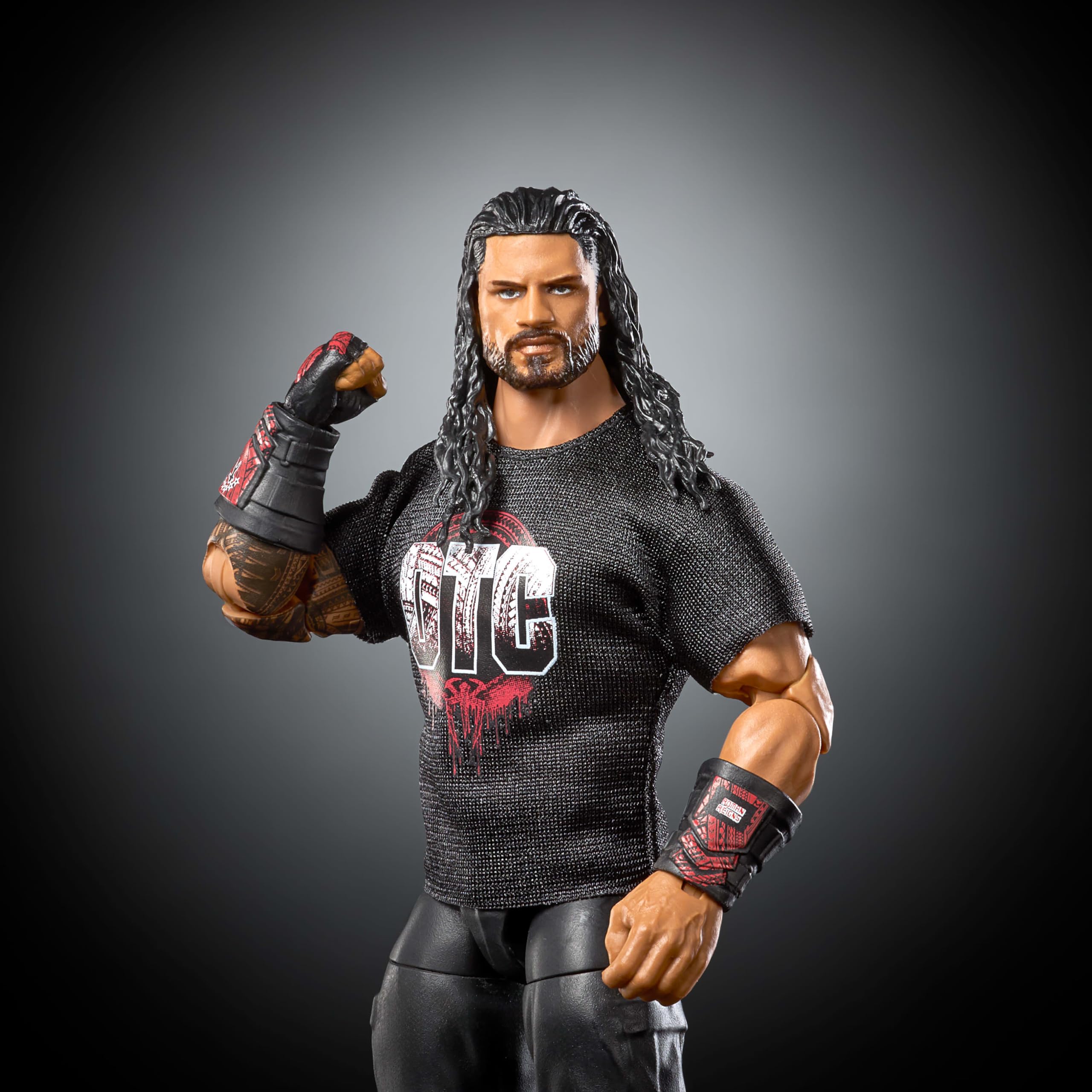 Mattel WWE Roman Reigns Action Figure - 6-inch Scale, 25 Points of Articulation | Multicolor Plastic 3