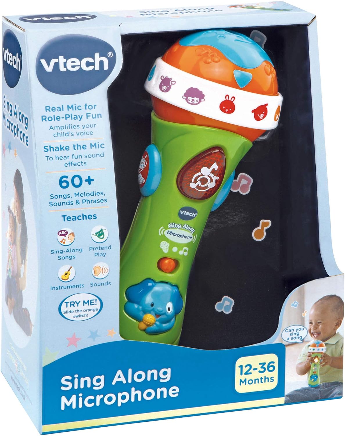 VTech Sing Along Microphone - Interactive Musical Toy for Toddlers 1+ Years 1