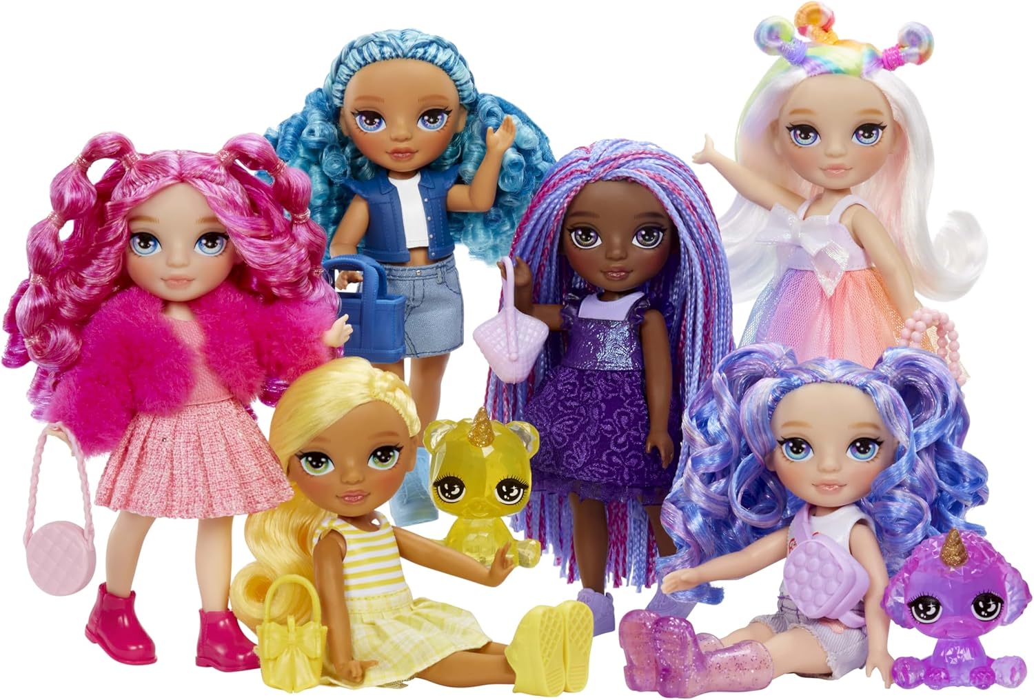 Rainbow High Amethyst Willow Purple 14 cm Posable Fashion Doll with Magical Pet 6