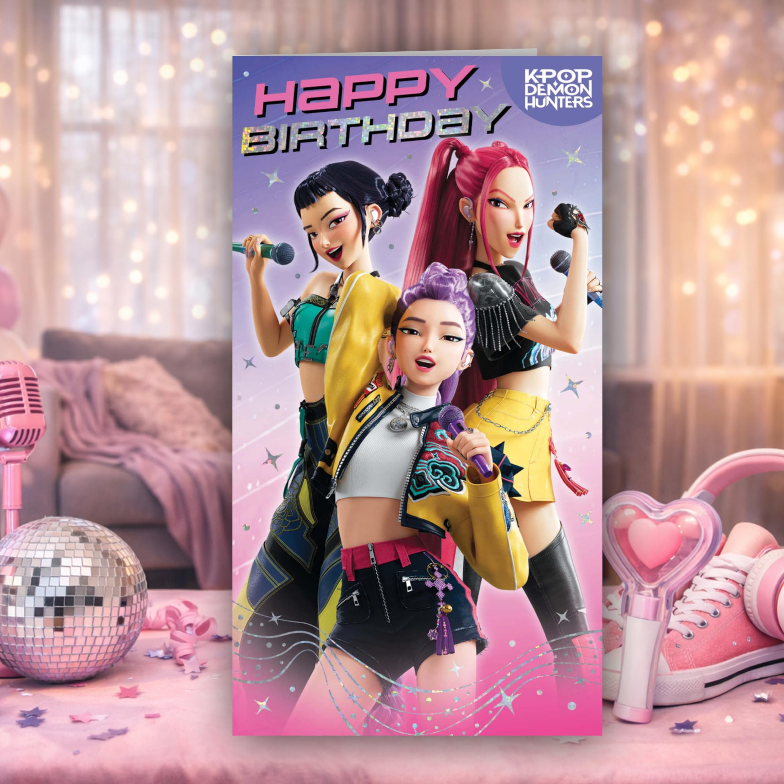 Danilo Promotions Birthday Greeting Card - K-Pop Theme | Standard Size | Unisex-Adults 3