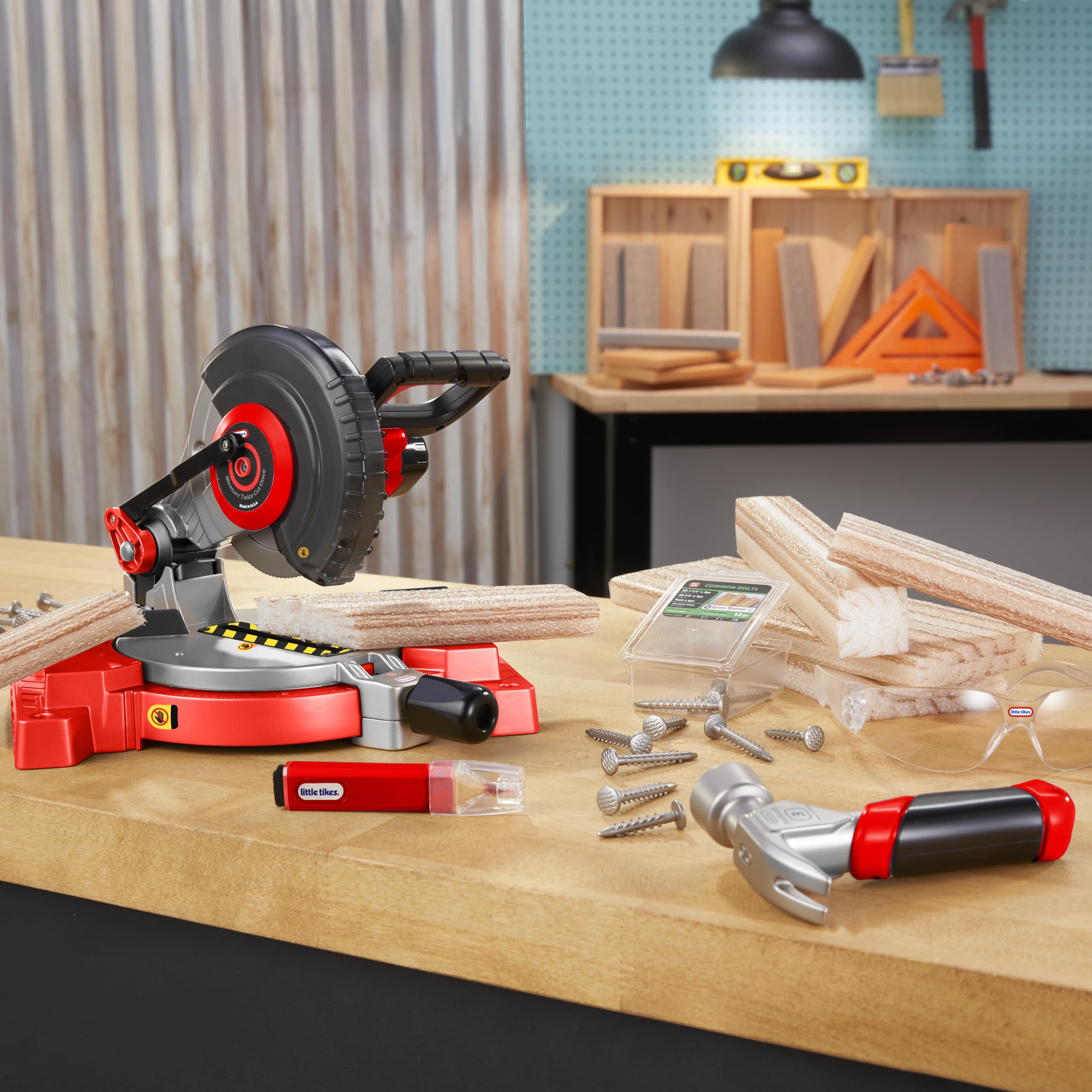 Little Tikes Creative Construction Power Cuts Set - 120-Piece Building Playset for Kids 3+ 14