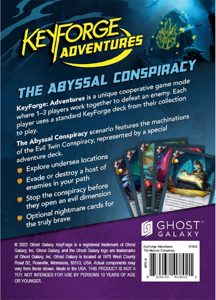 Asmodee Keyforge Adventures The Abyssal Conspiracy Expansion (KFA02)