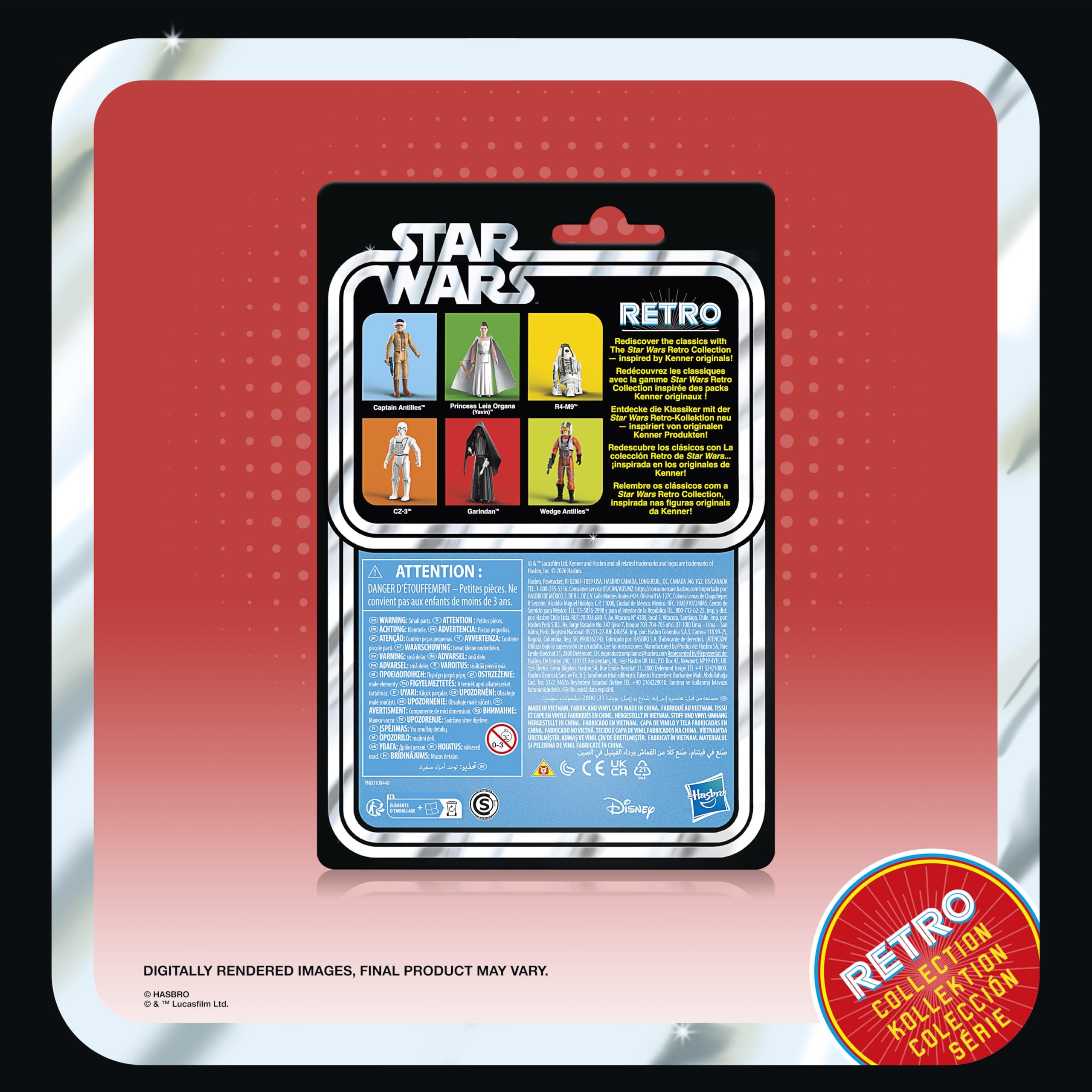 Star Wars Retro Collection A New Hope Episode IV Action Figures - 3.75 Inch Scale, 6 Figures 5