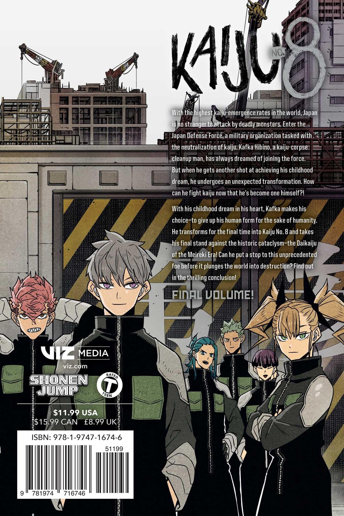 VIZ Media Kaiju No. 8, Vol. 16 - Paperback Manga