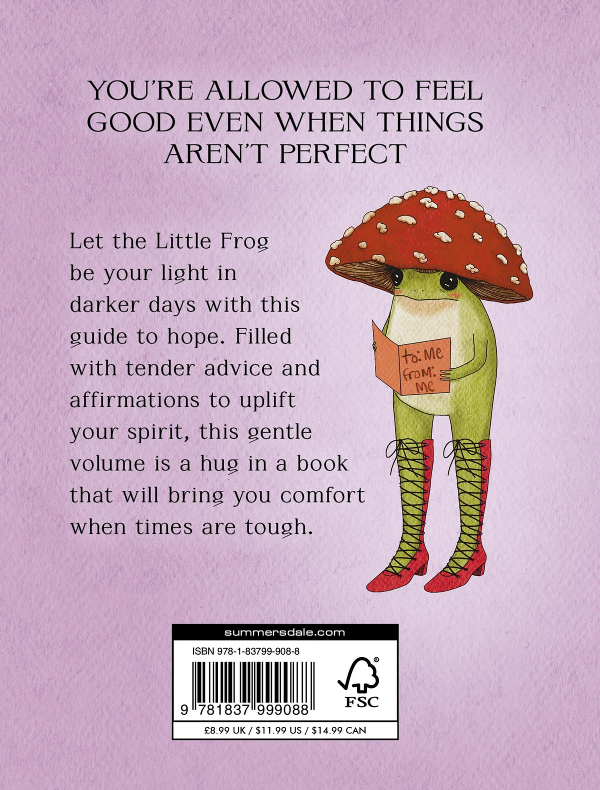 Summersdale The Little Frog's Guide to Hope - Hardback, 96 Pages