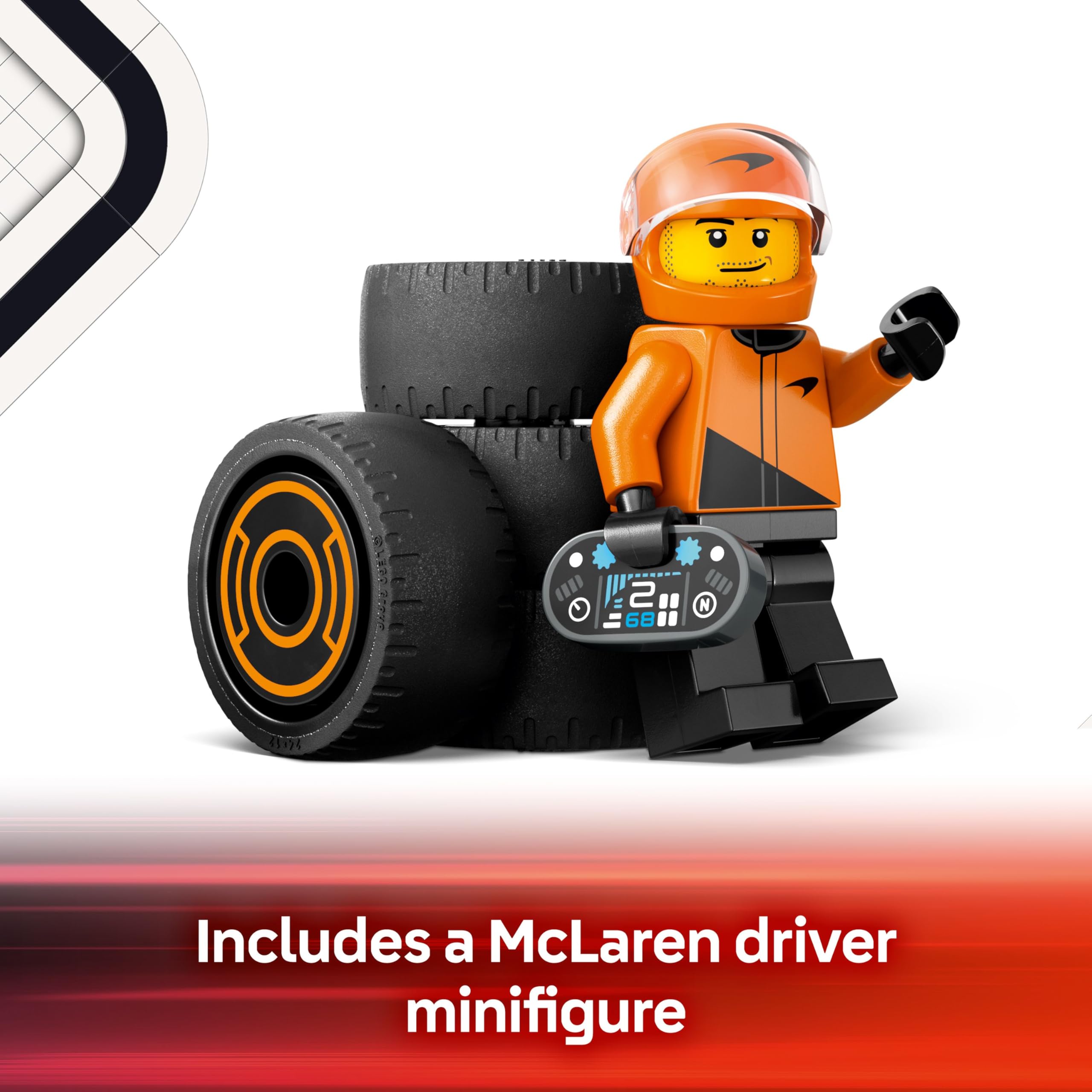LEGO City 60442 F1 Driver with McLaren Race Car Building Set | Ages 6+ 4