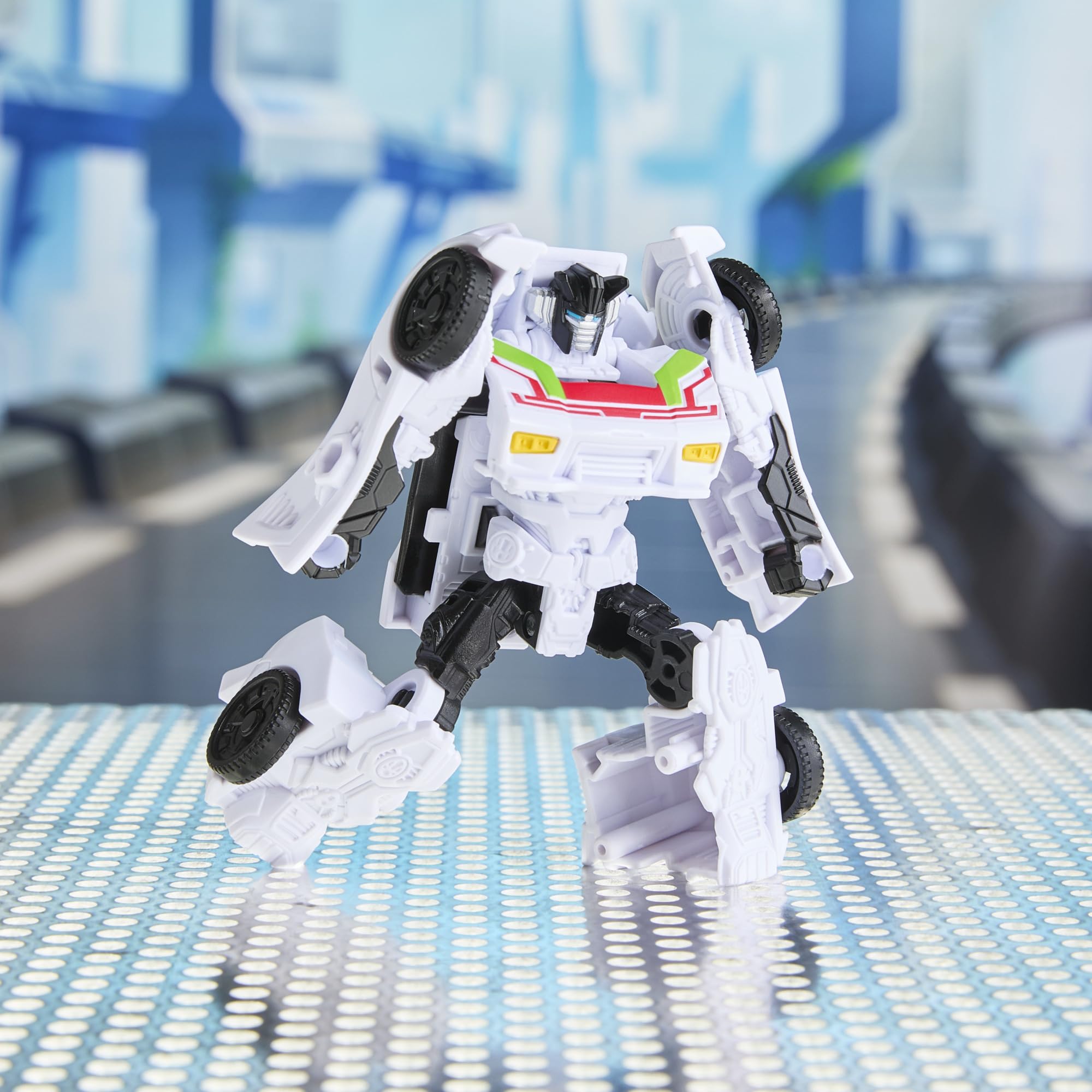 Transformers CYBERWORLD Wheeljack Action Figure - 2-in-1 Conversion | 4-Inch Robot 7