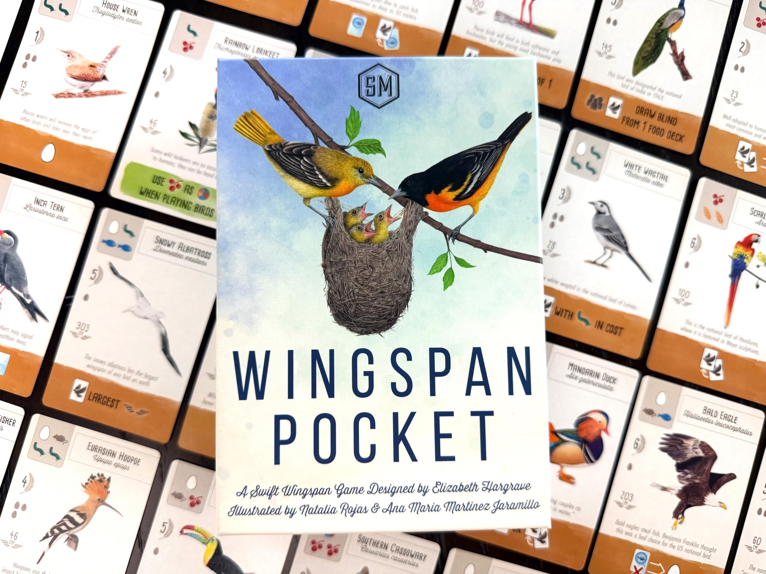 Stonemaier Games Wingspan Pocket - Travel-Friendly Strategic Card Game | Ages 8+ | 30 Min Playtime | 1-5 Players 8