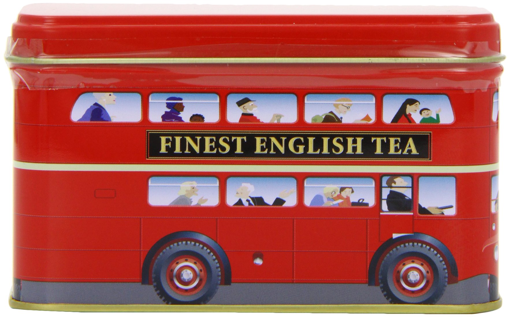 New English Teas London Bus Tea Caddy with 20 English Breakfast Teabags 6