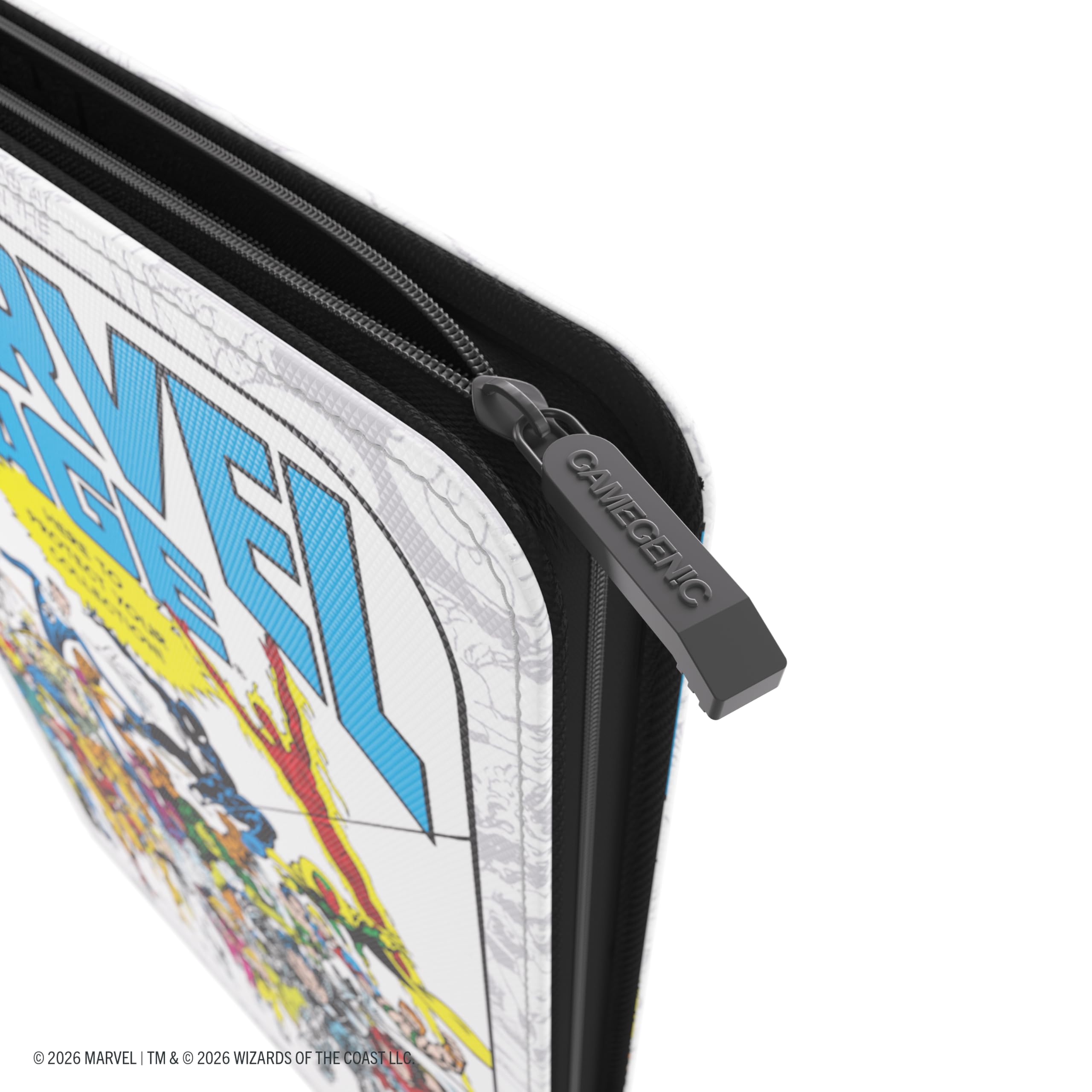Gamegenic Marvel Super Heroes Zip-Up Album - Holds 360 Cards | Side-Loading Pockets | Zip-Up Closure 4