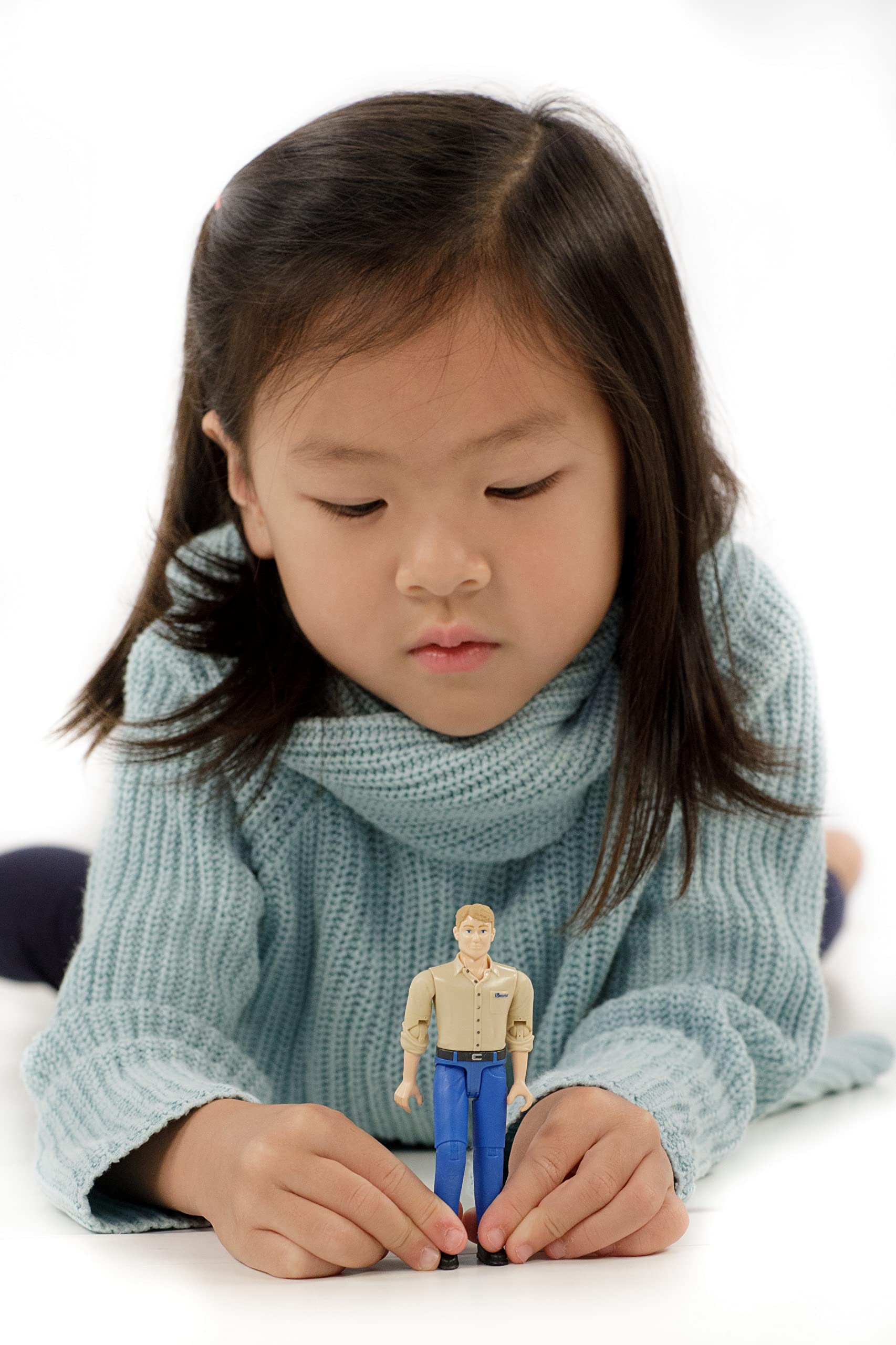 Bruder 60006 Man Figure with Light Skin/Blue Jeans - 1:16 Scale Action Figure | Ages 4+ 2