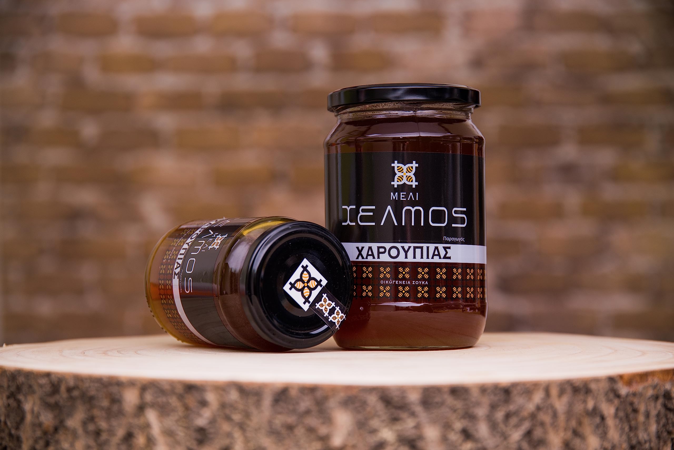 Helmos Greek Carob Honey - 950g | Raw & Unpasteurized | Intense Taste & Aroma 2