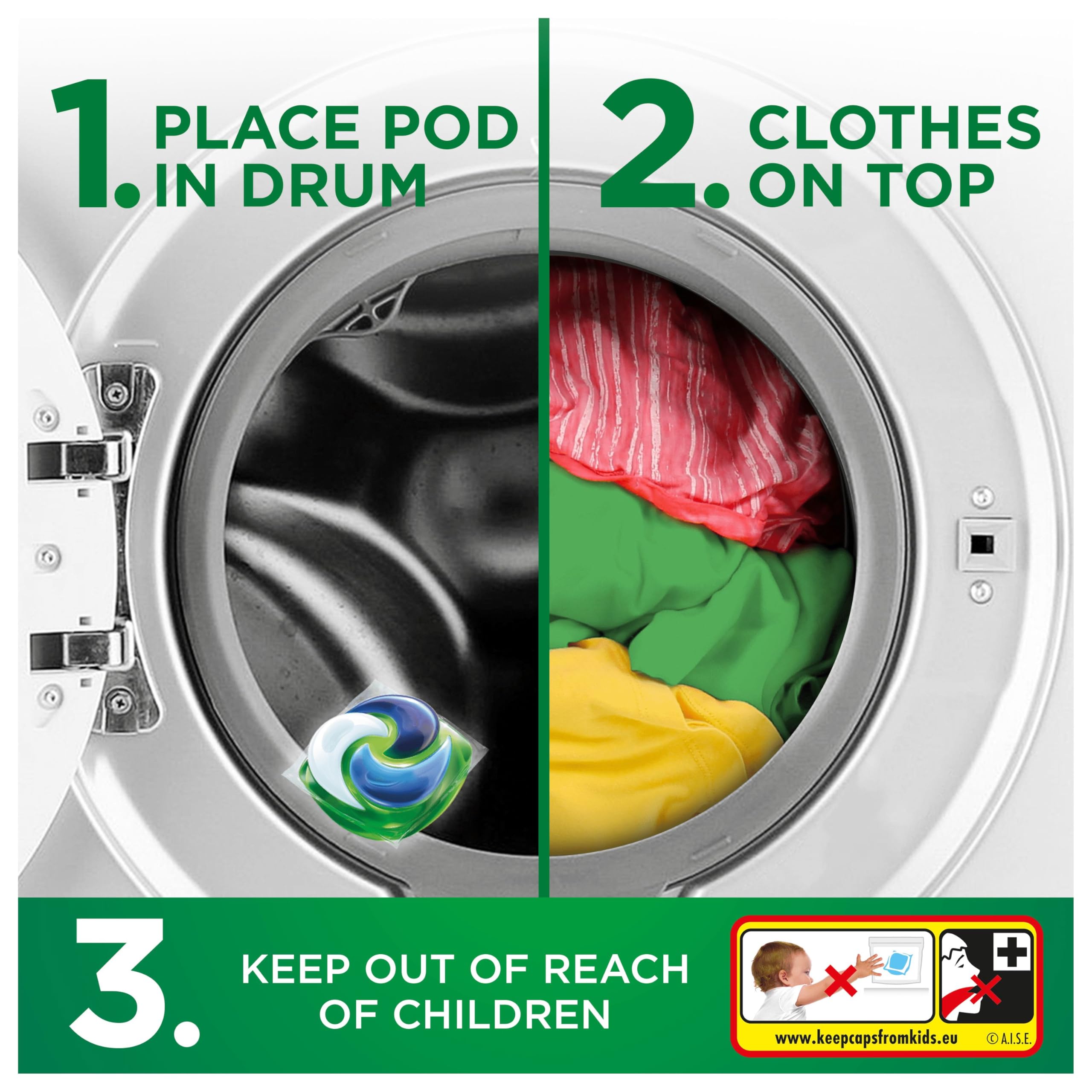 Ariel - Platinum PODS Washing Liquid Laundry Detergent Capsules 52 Washes + Touch of Febreze Odour Defence 4