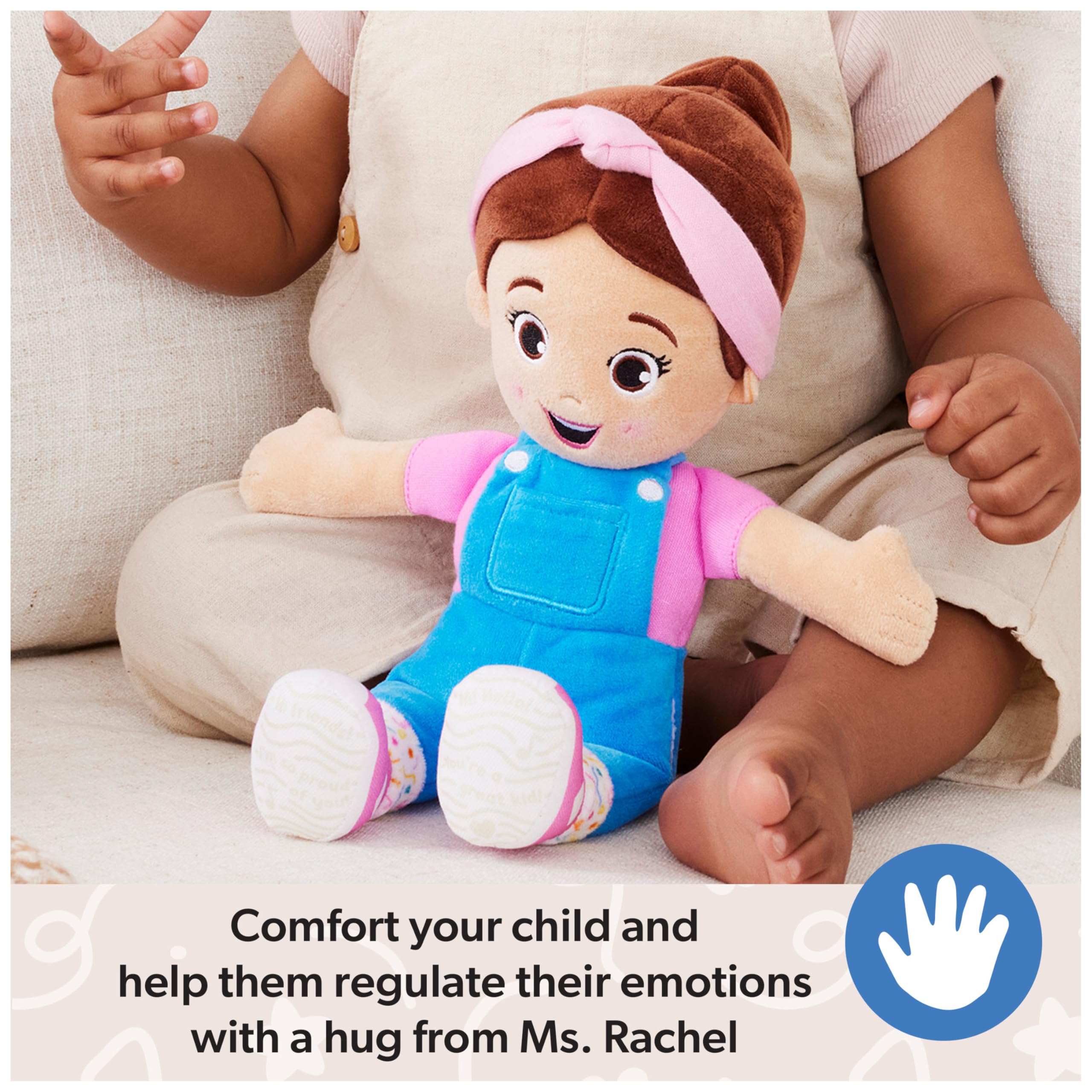 Ms. Rachel Cuddle & Comfort Doll - Soft Plush Baby Toy for Ages 6 Months+ 7