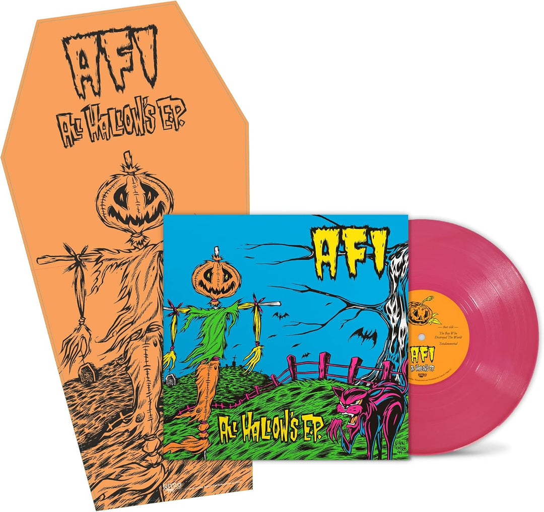 AFI All Hallow's E.P. - 25th Anniversary Limited Edition Vinyl Record (Pink Vinyl)