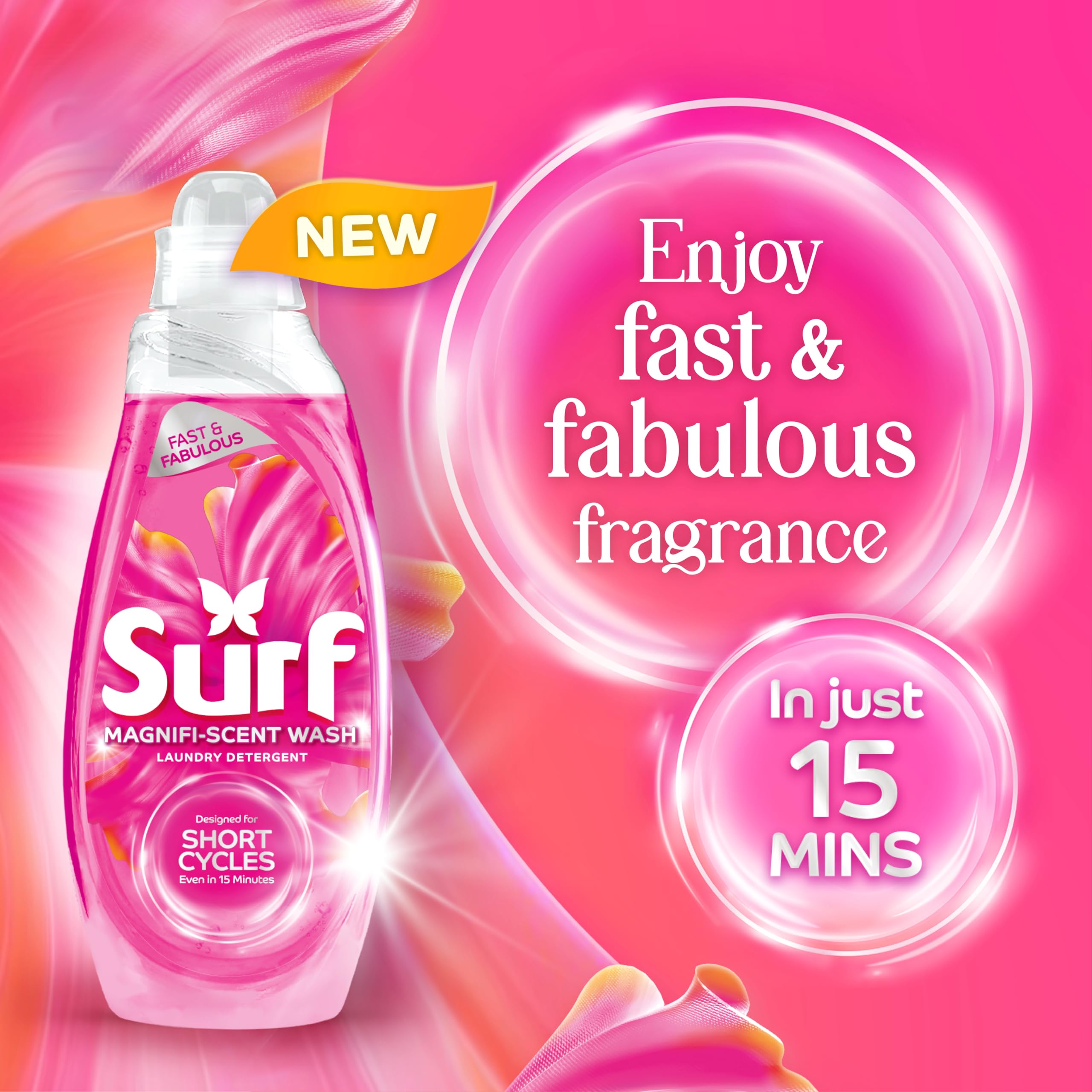 Surf Magnifi-Scent Wash Floral Fusion Laundry Liquid Detergent 5