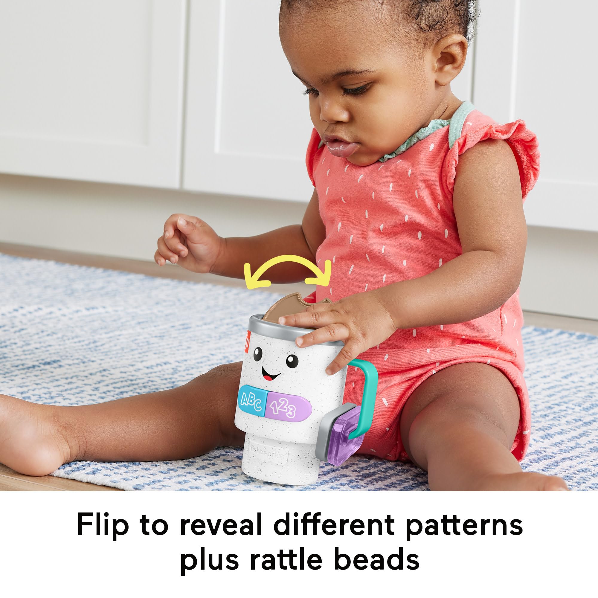 Fisher-Price Laugh & Learn Wake Up & Learn Coffee Mug - Lights & Music | Ages 6+ Months 5