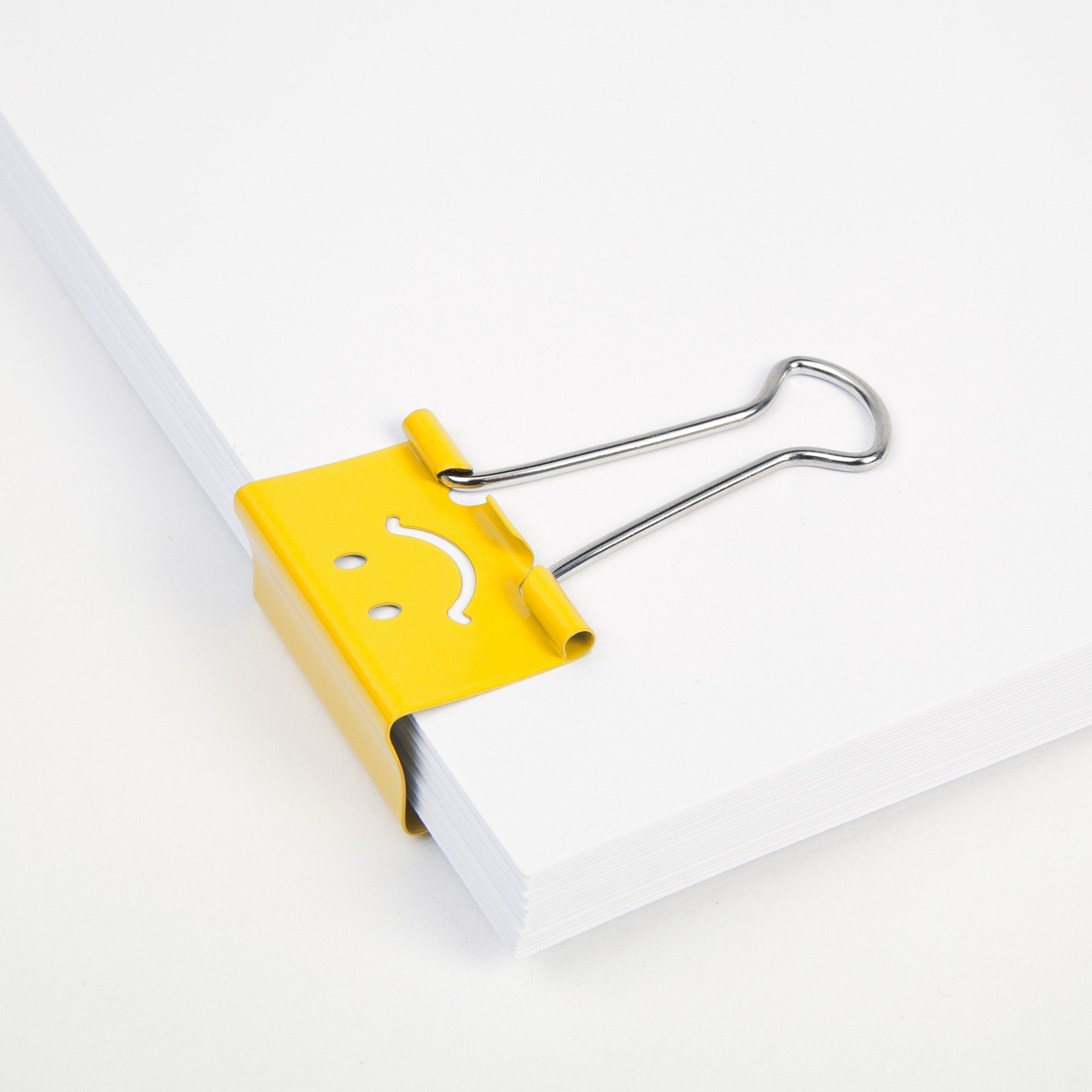 RAPESCO 1351 Fun Foldback Clips - 19mm Capacity, Bright Yellow | Pack of 20 3