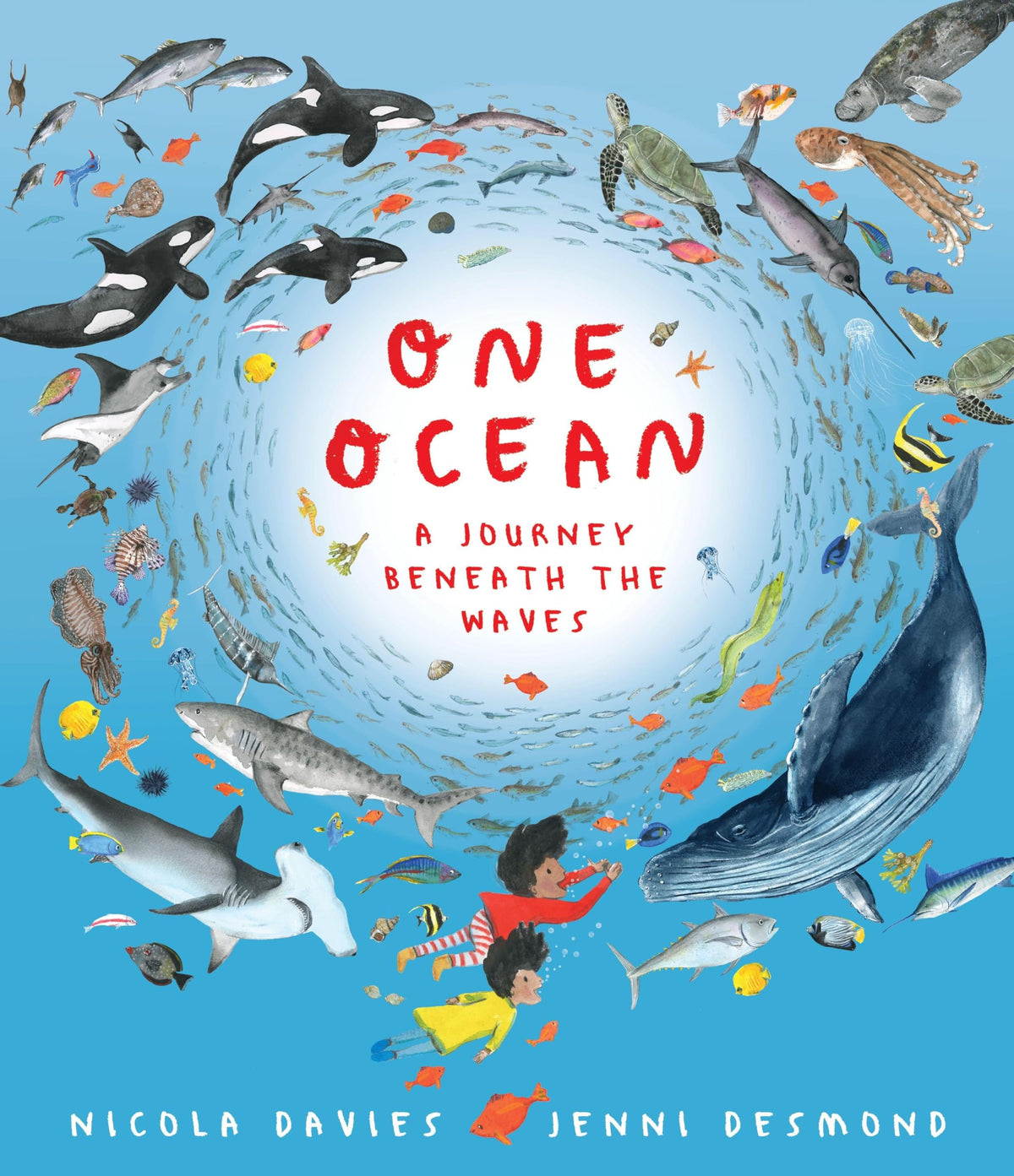 One Ocean: A Journey Beneath the Waves by Nicola Davies & Jenni Desmond - Hardcover Children's Book (Ages 3-8)