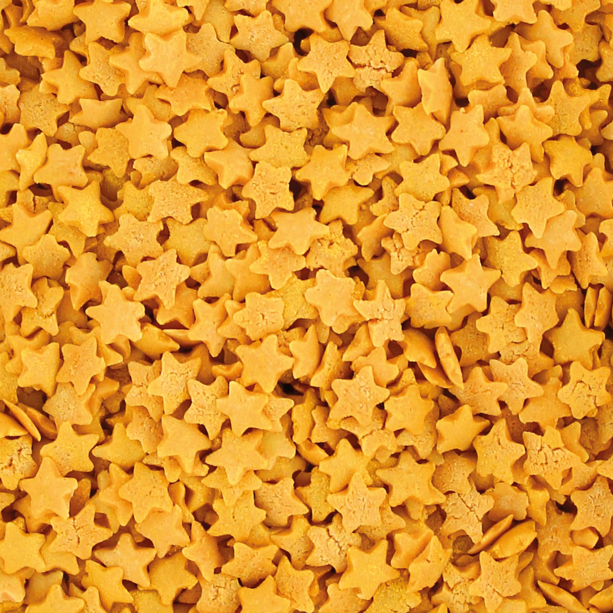 Culpitt Select Edible Gold Stars - Cake Sprinkle Decorations 500g 10