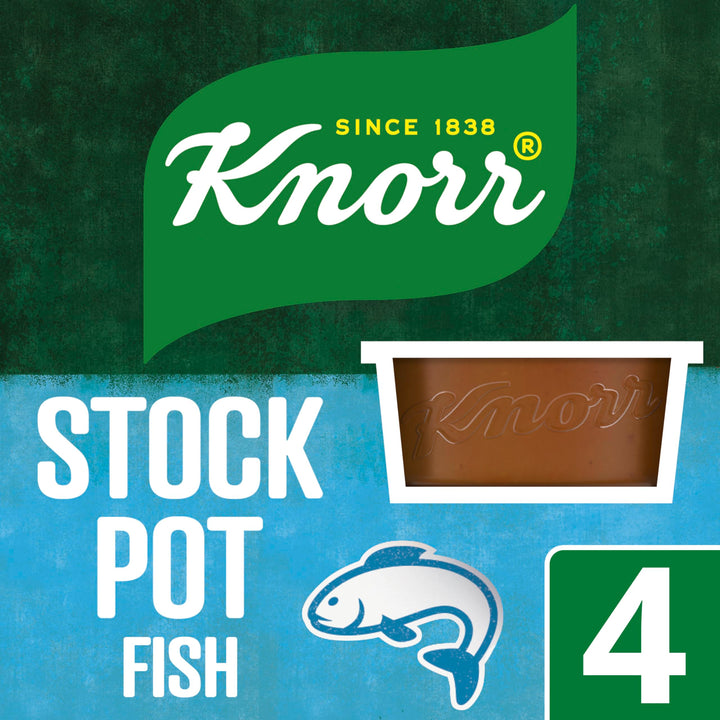 Knorr Fish Stock Pot Gluten-Free - Rich Fish Flavour for Soups, Stews & Risottos