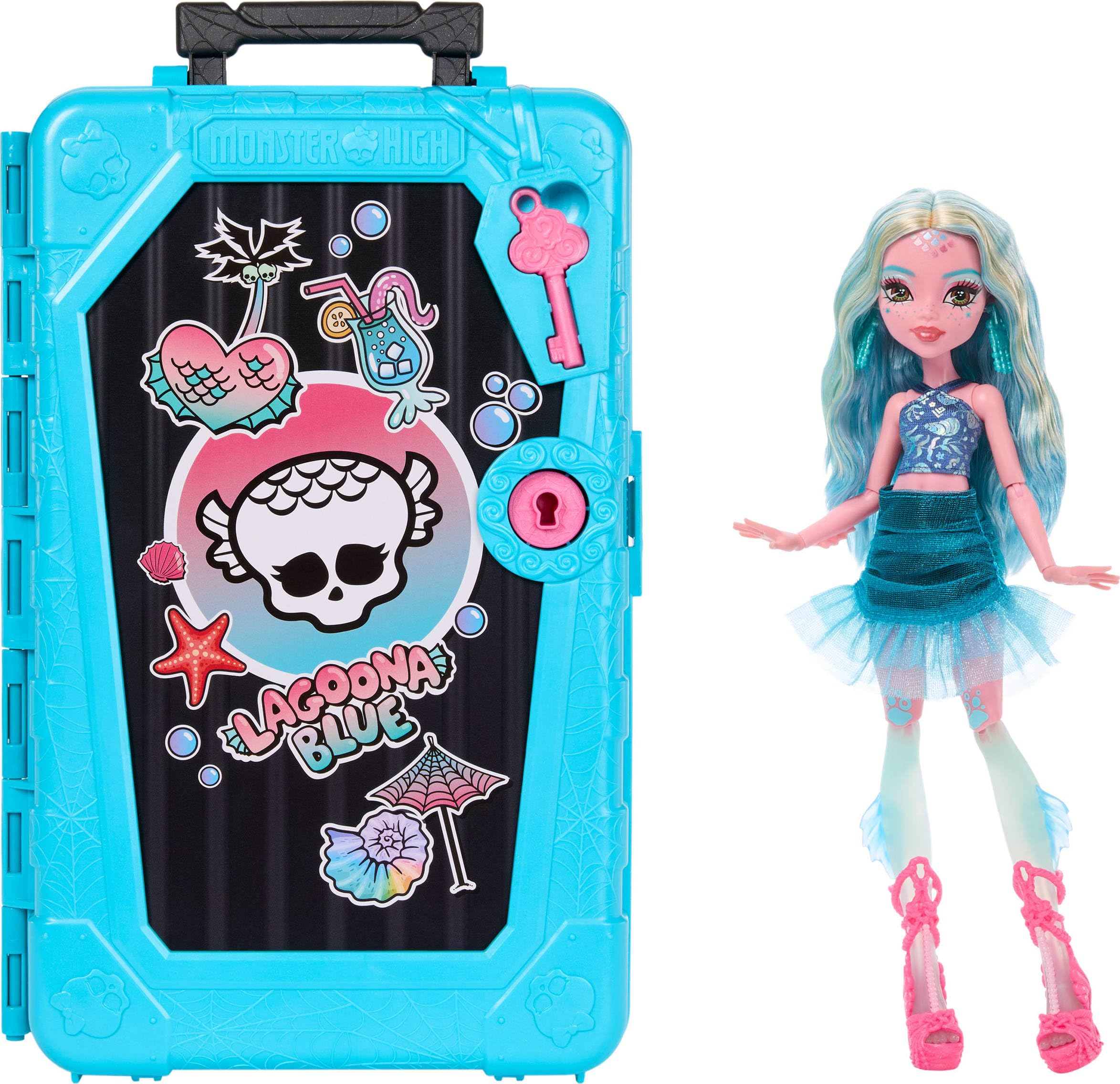 Monster High Skulltimate Secrets Lagoona Blue Doll & Accessories Playset - 19 Surprises, 3 Keys, Travel Theme 1