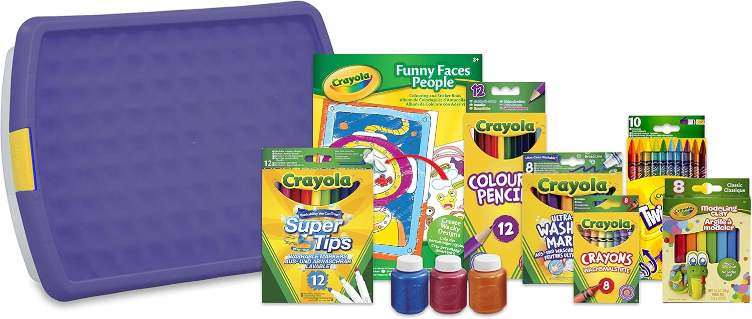Crayola Mega Activity Tub - Arts & Crafts Set for Kids Ages 4+ 2