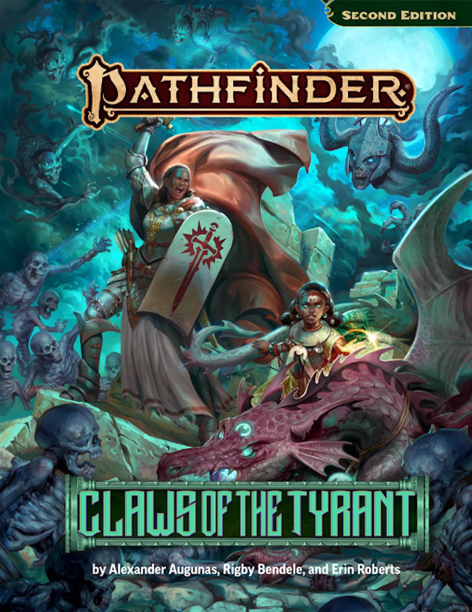 Paizo Pathfinder Adventure: Claws of the Tyrant (P2) Reference | Hardcover | English