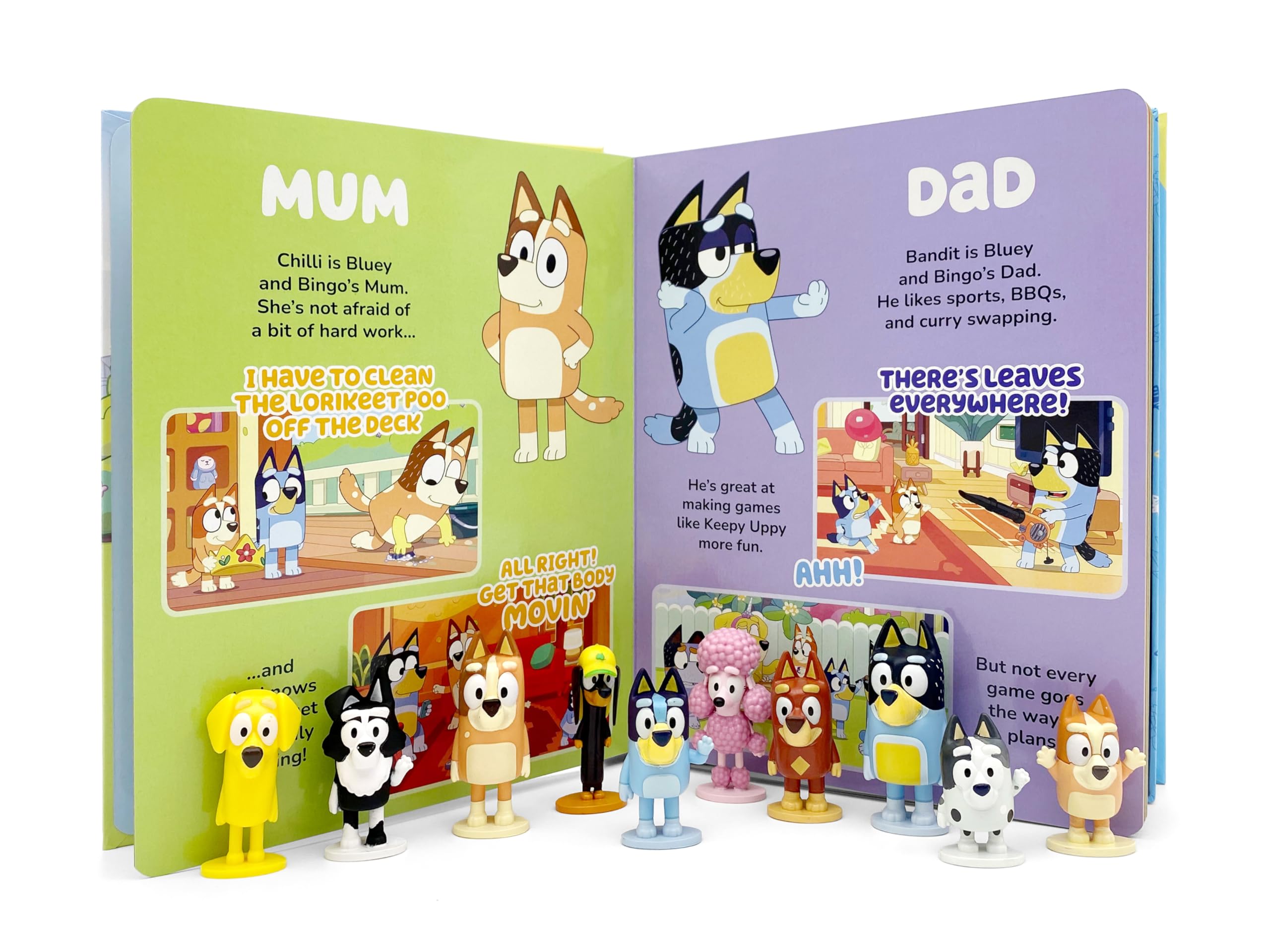 Phidal BBC Bluey My Busy Books Activity Book | 1 Storybook, 10 Figurines, 1 Playmat | Ages 2-4 4